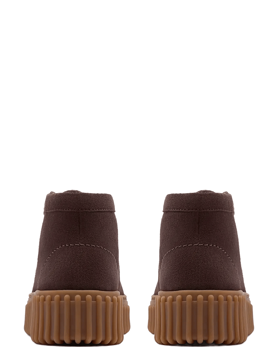 Clarks - Torhill Moss D - dark brown suede - 1