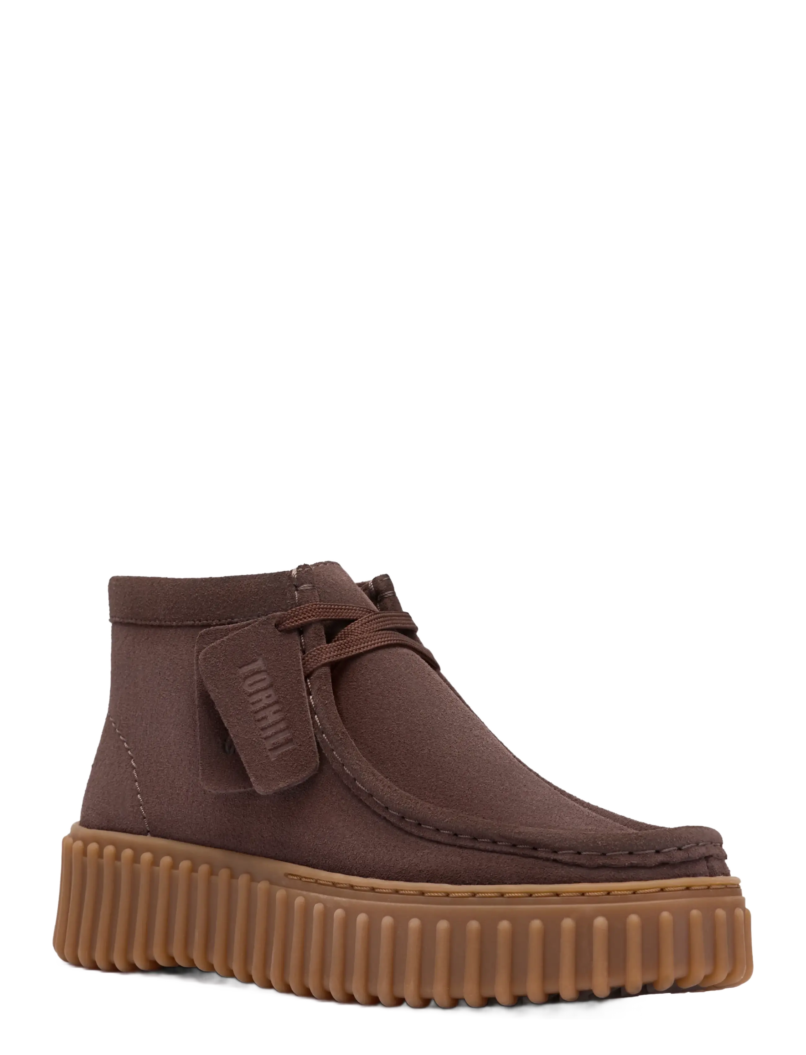Clarks - Torhill Moss D - dark brown suede - 2