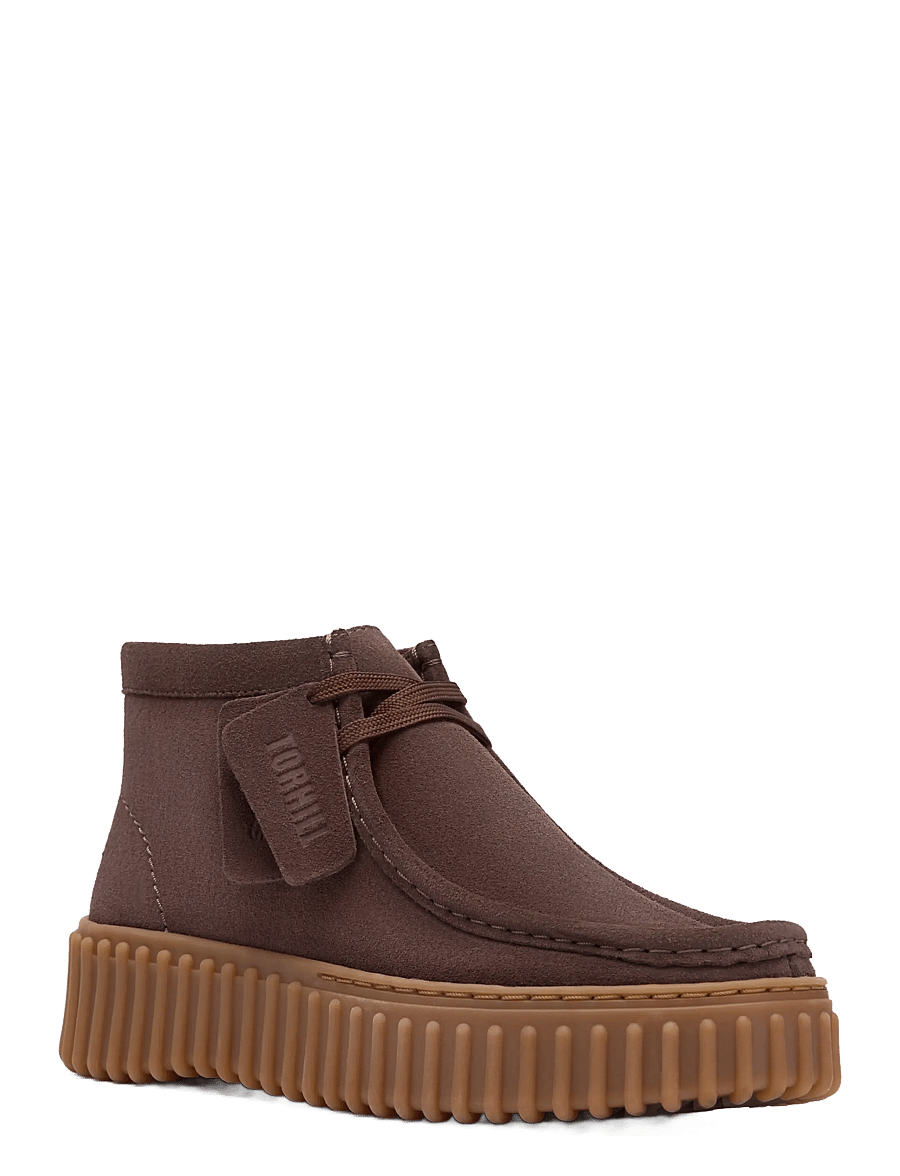 Clarks - Torhill Moss D - dark brown suede - 2