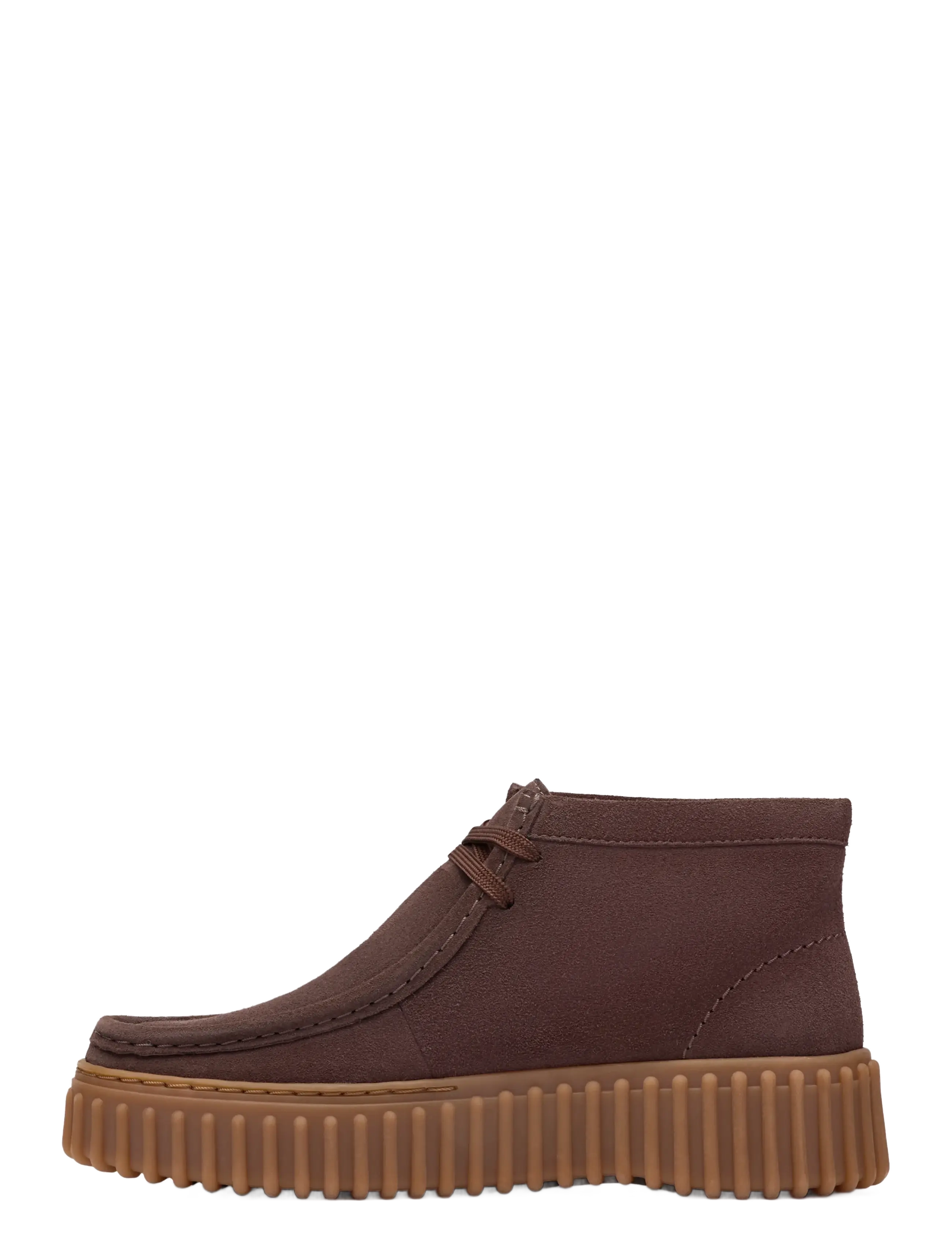 Clarks - Torhill Moss D - dark brown suede - 3