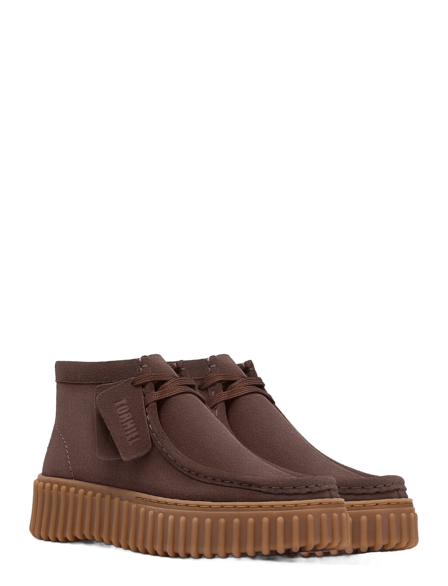 Clarks - Torhill Moss D - dark brown suede - 5