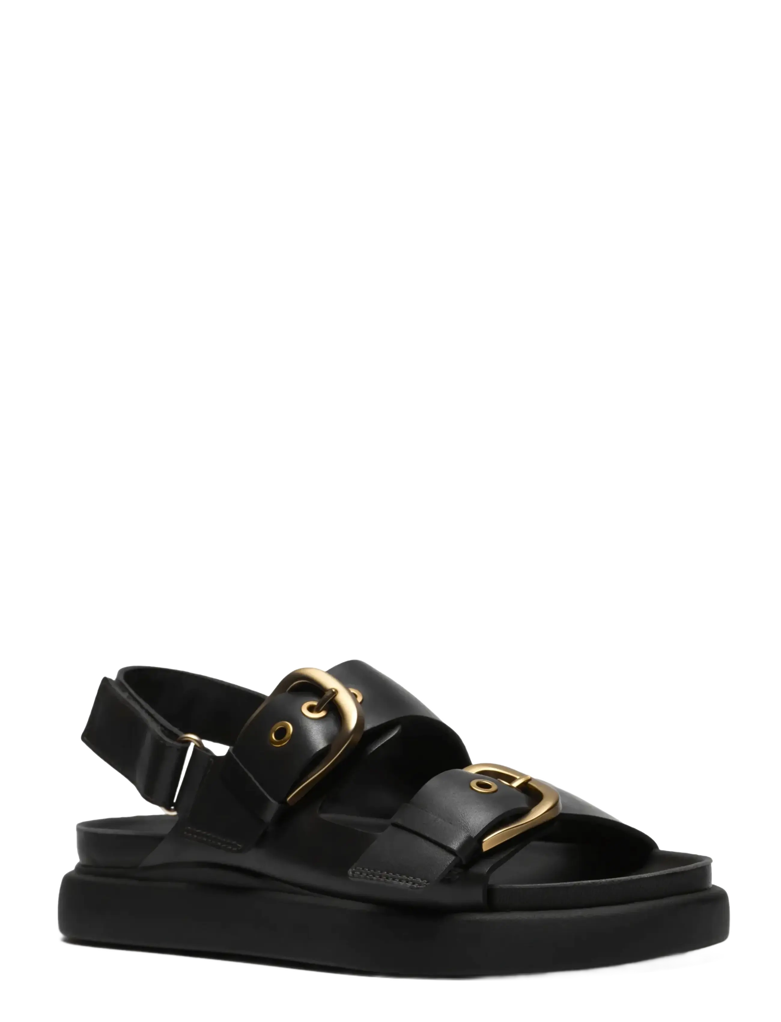 Clarks Aristella Bay D - Sko - BLACK LEATHER / black