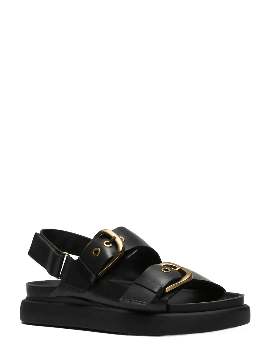 Clarks - Aristella Bay D - flache sandalen - black leather - 0