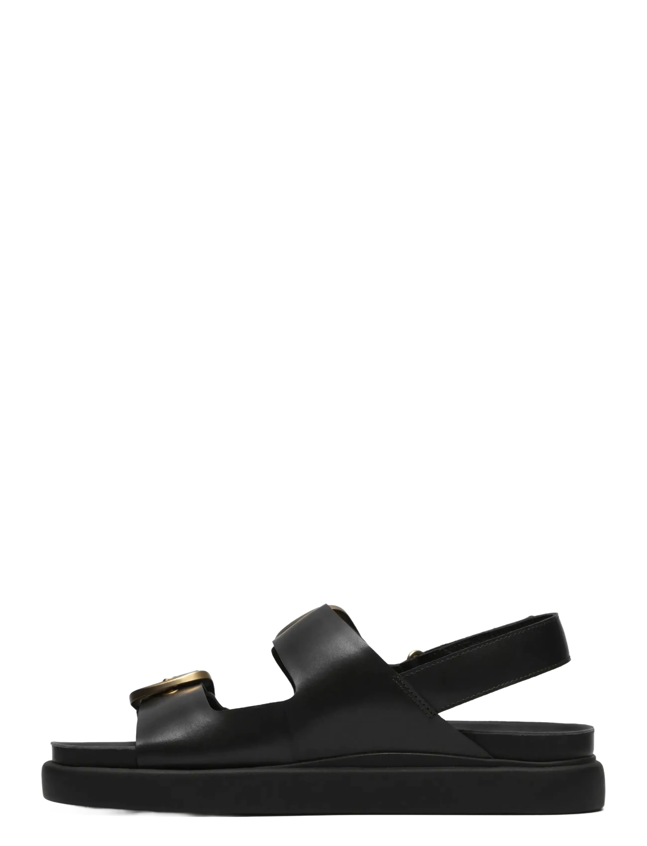 Clarks - Aristella Bay D - kontsata sandaalid - black leather - 1