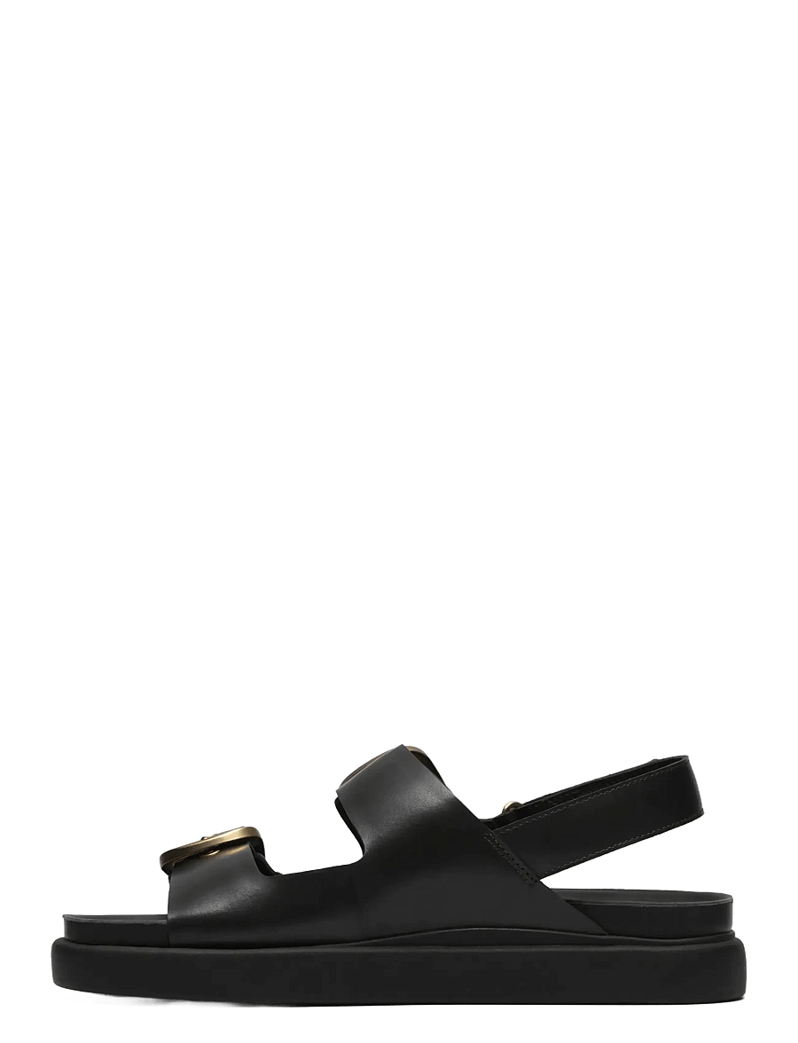 Clarks - Aristella Bay D - flache sandalen - black leather - 1