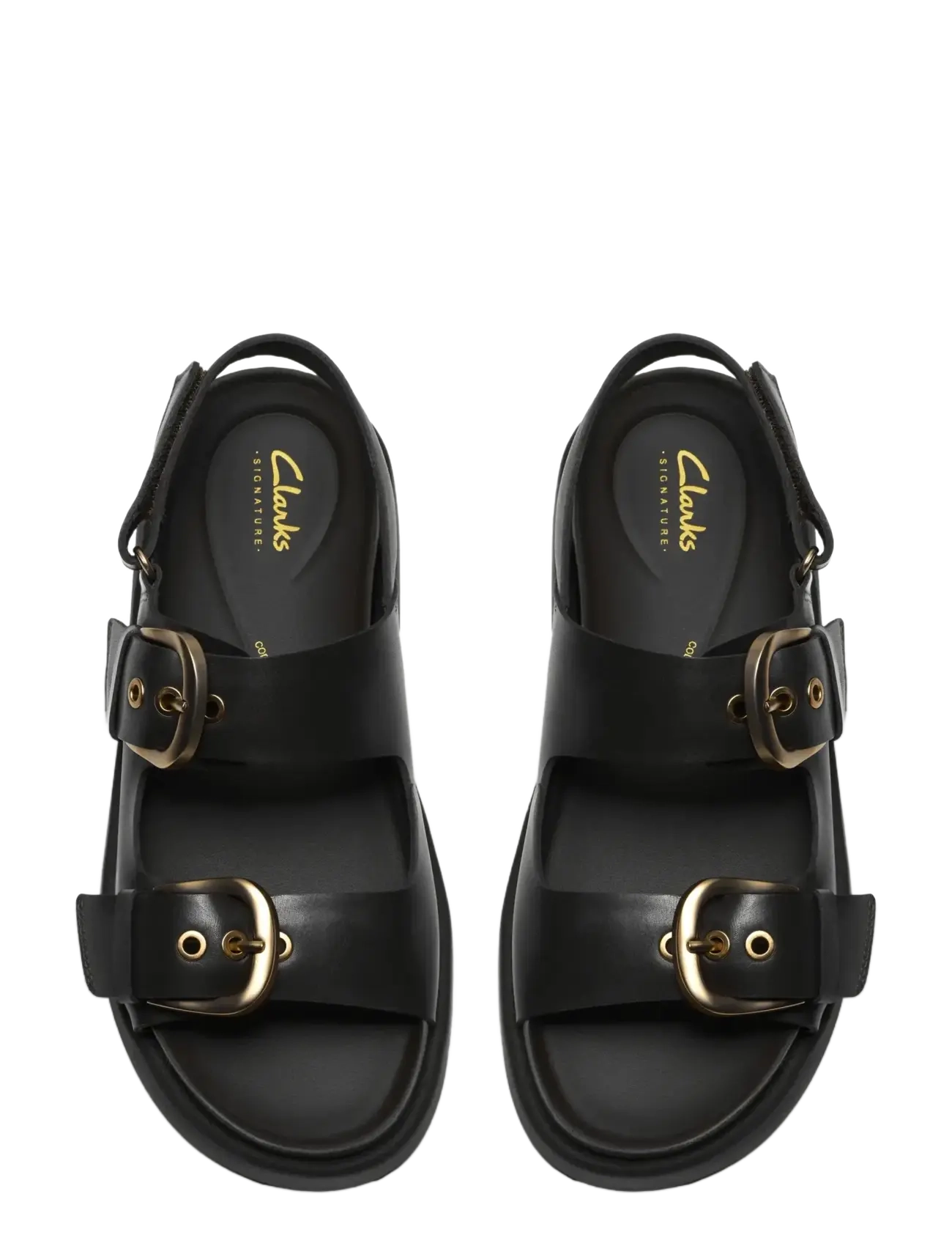 Clarks - Aristella Bay D - kontsata sandaalid - black leather - 3