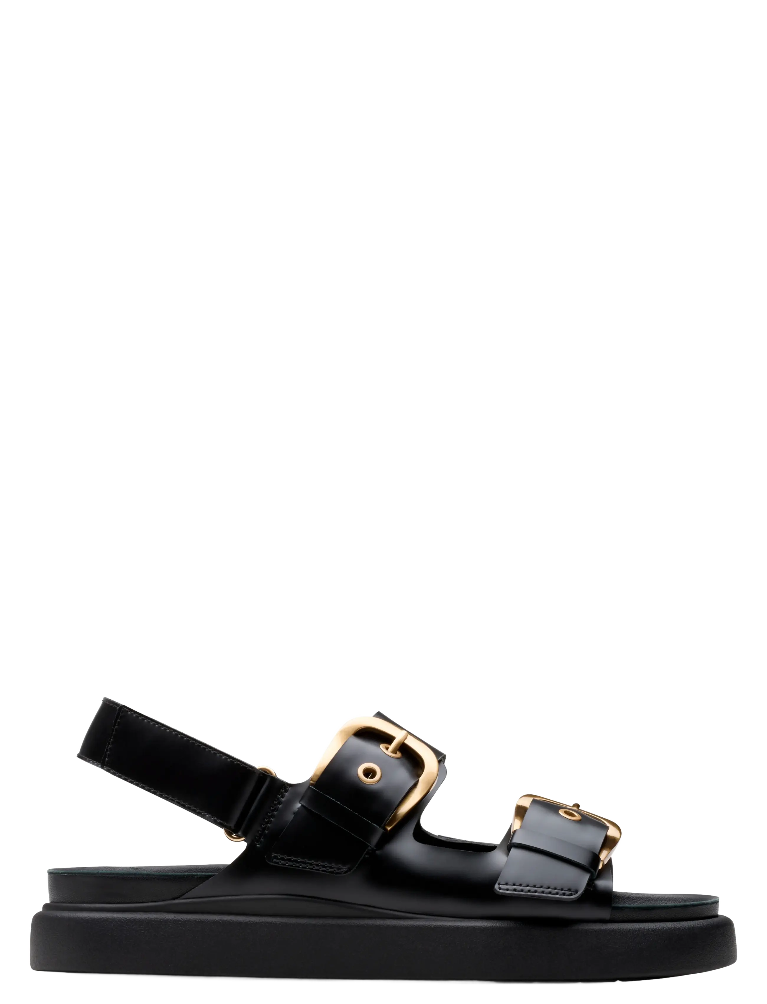 Clarks - Aristella Bay D - kontsata sandaalid - black leather - 5