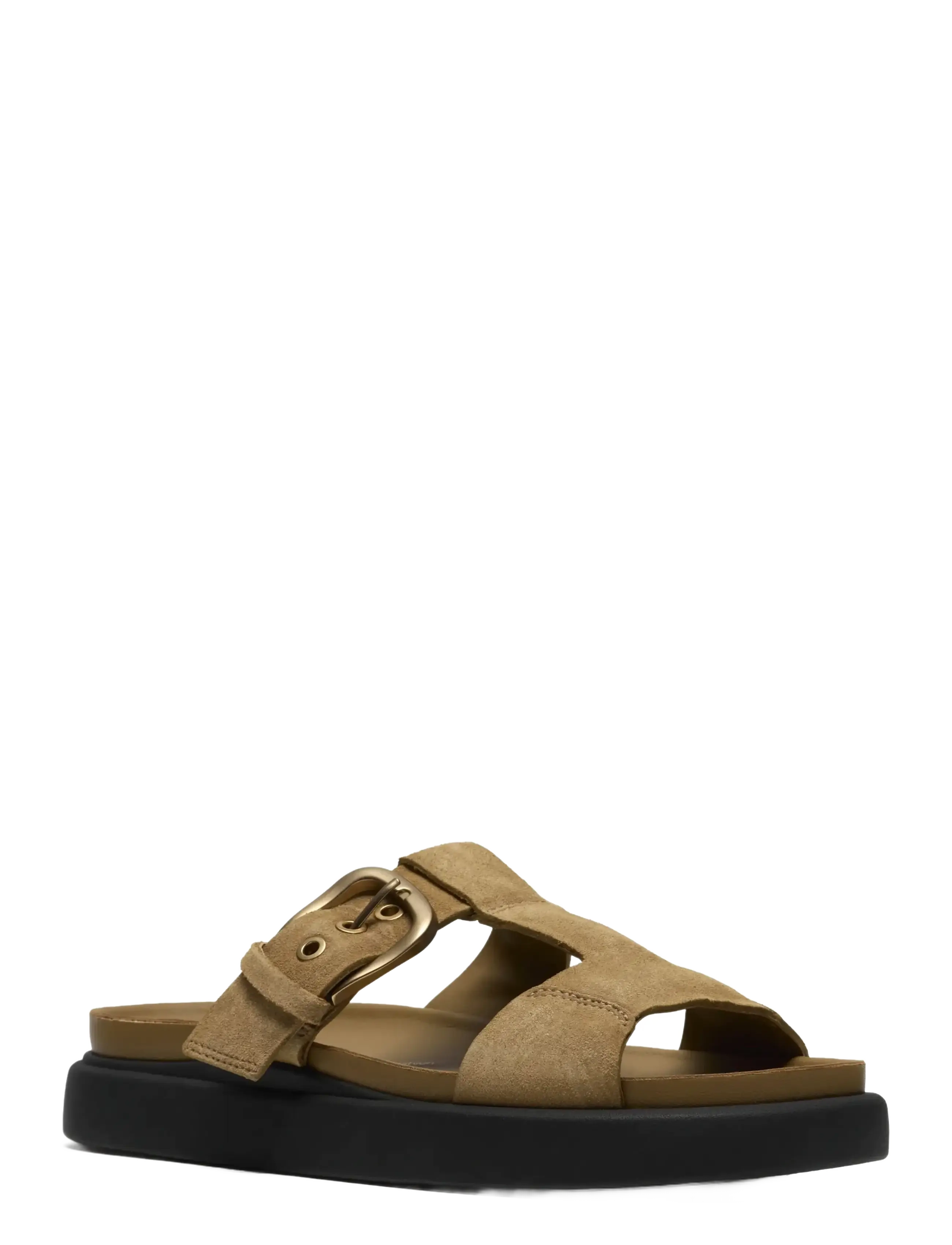 Clarks Aristella West D, 41, Sandals, Beige - Flat Frauen