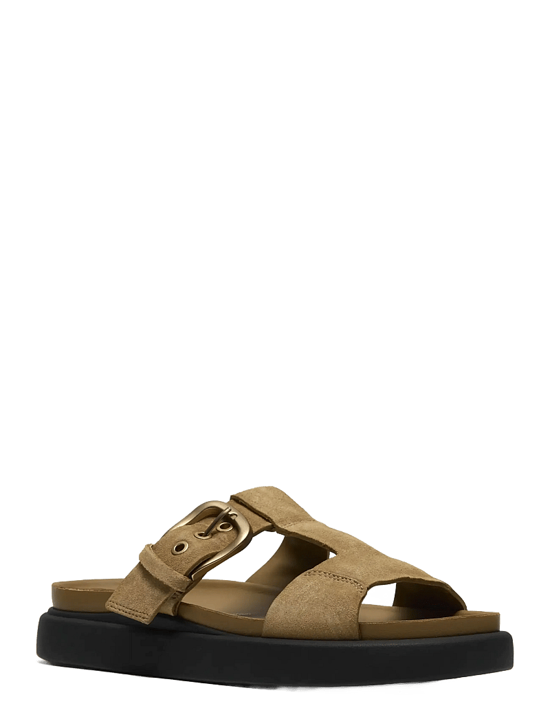 Clarks - Aristella West D - kontsata sandaalid - warm sand suede - 0