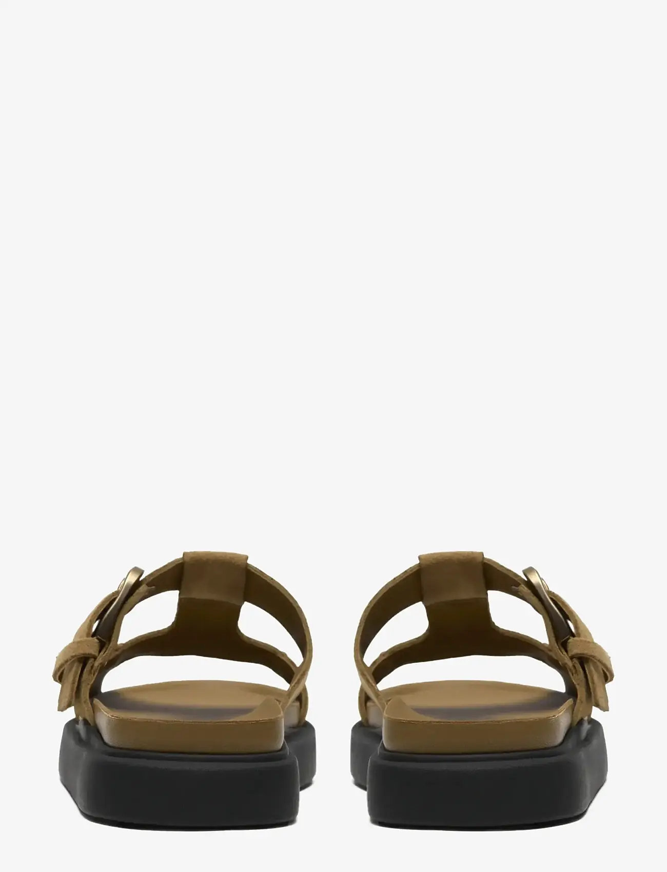 Clarks - Aristella West D - flade sandaler - warm sand suede - 1