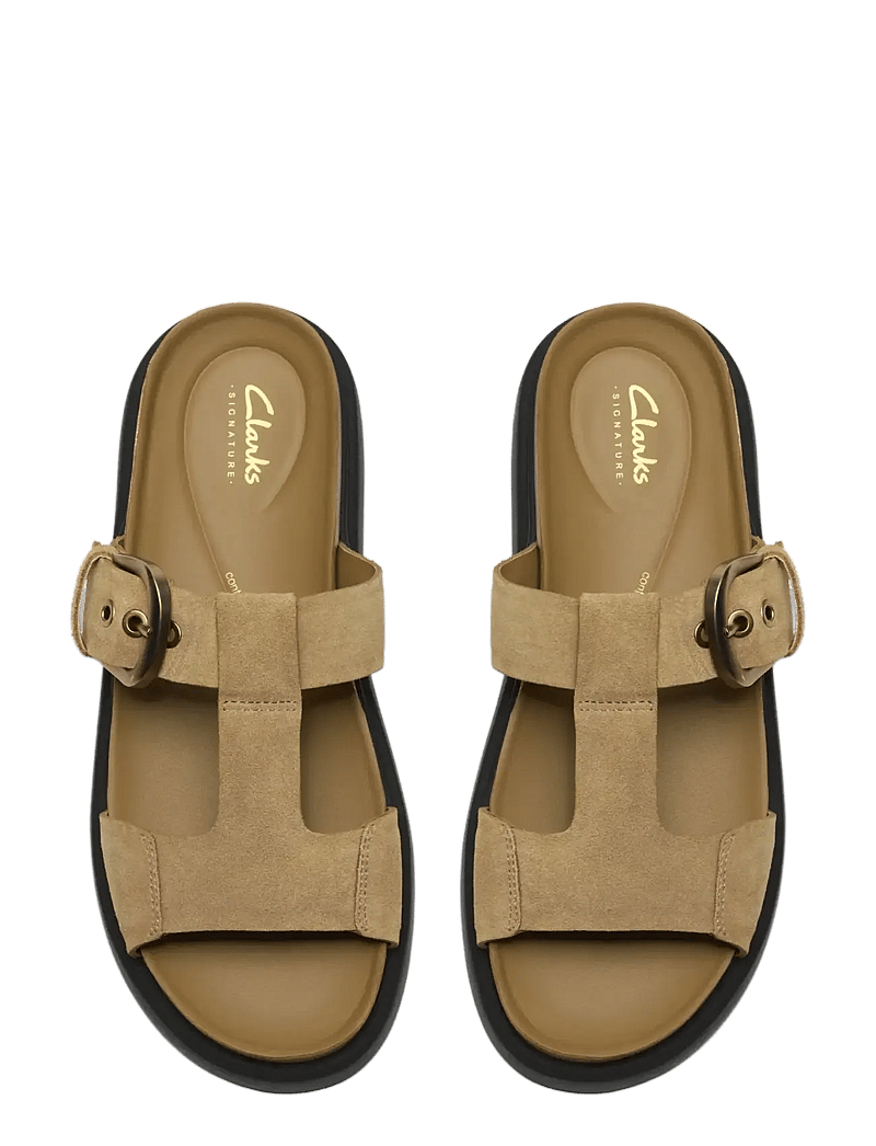 Clarks - Aristella West D - kontsata sandaalid - warm sand suede - 5