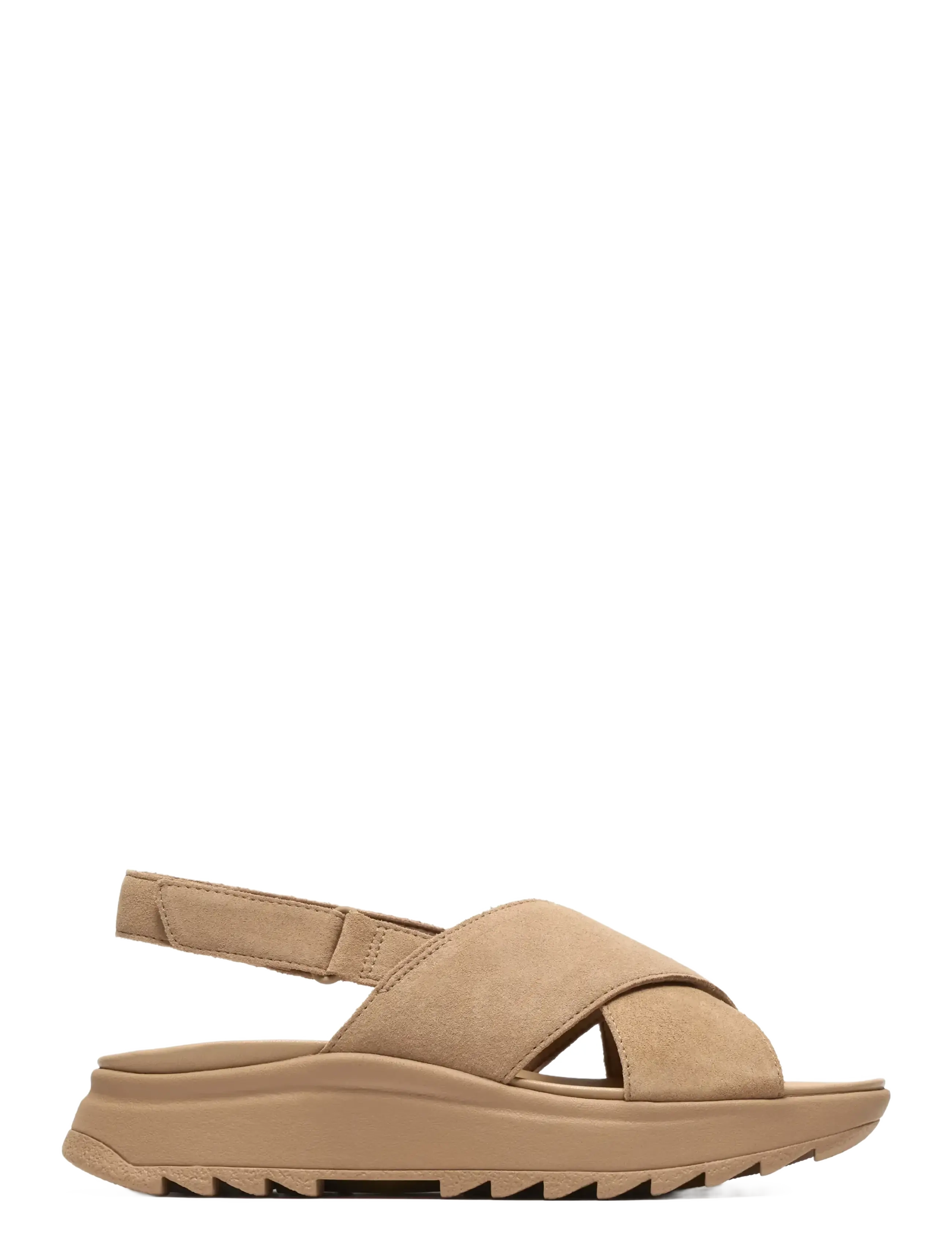 Clarks Dashlite Wish D, 37, Beige, Sandals > Platform Sandals, Dame