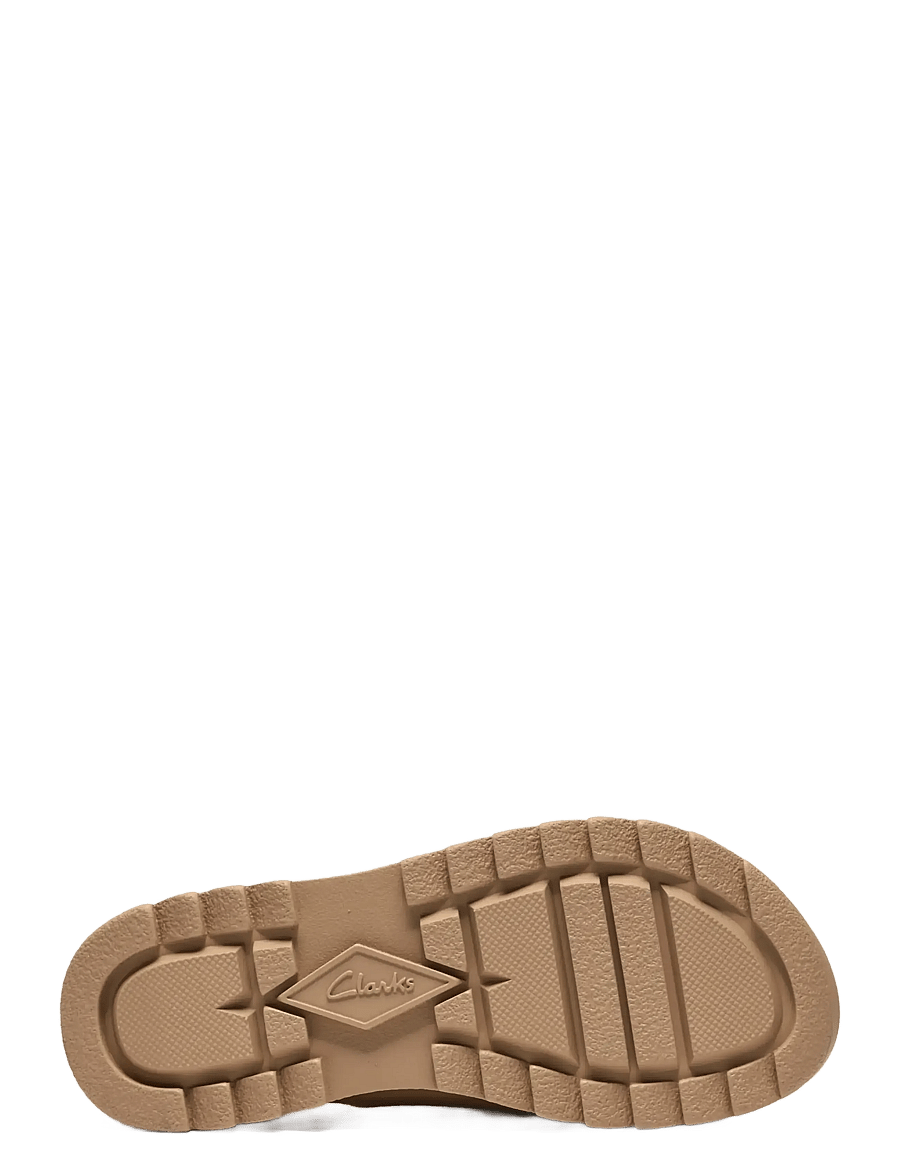 Clarks - DashLite Wish D - platvorm-sandaalid - beige suede - 4