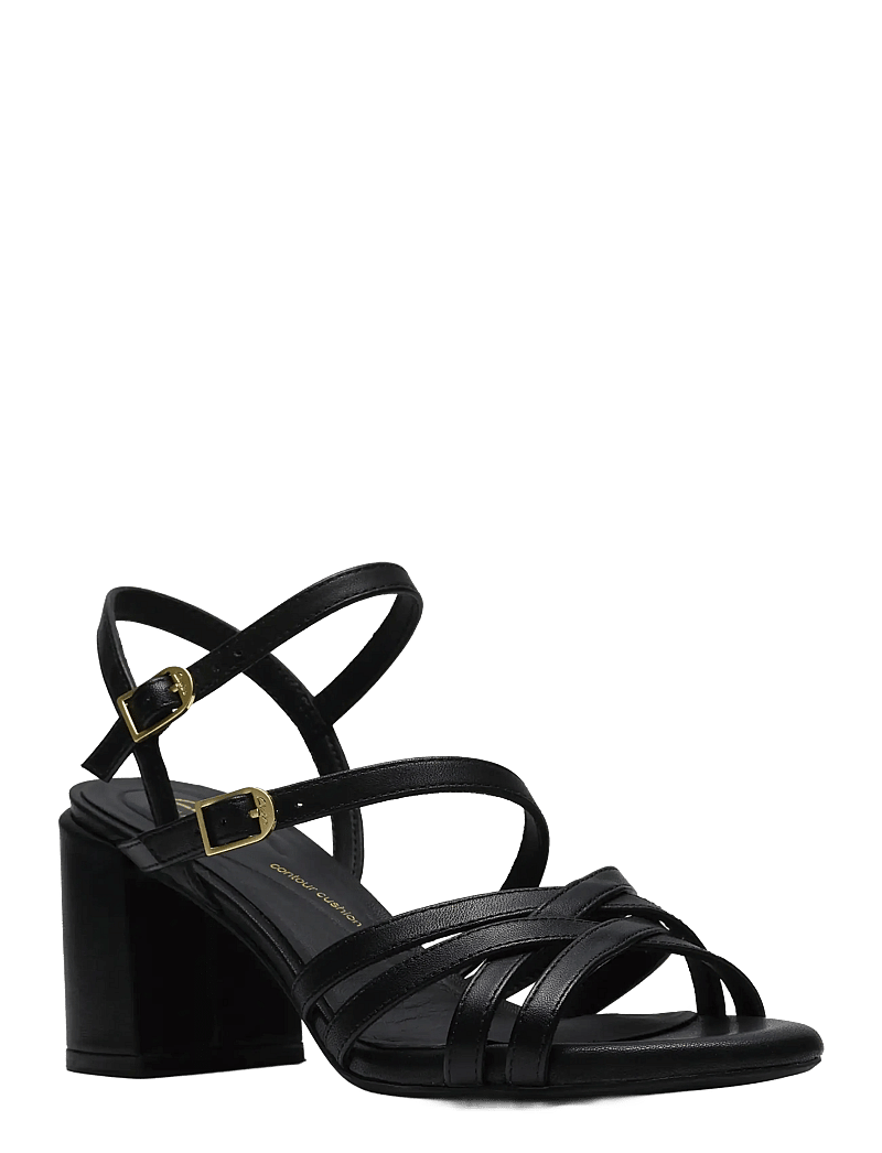 Clarks - Ezoria Strap D - sandaletten - black leather - 0