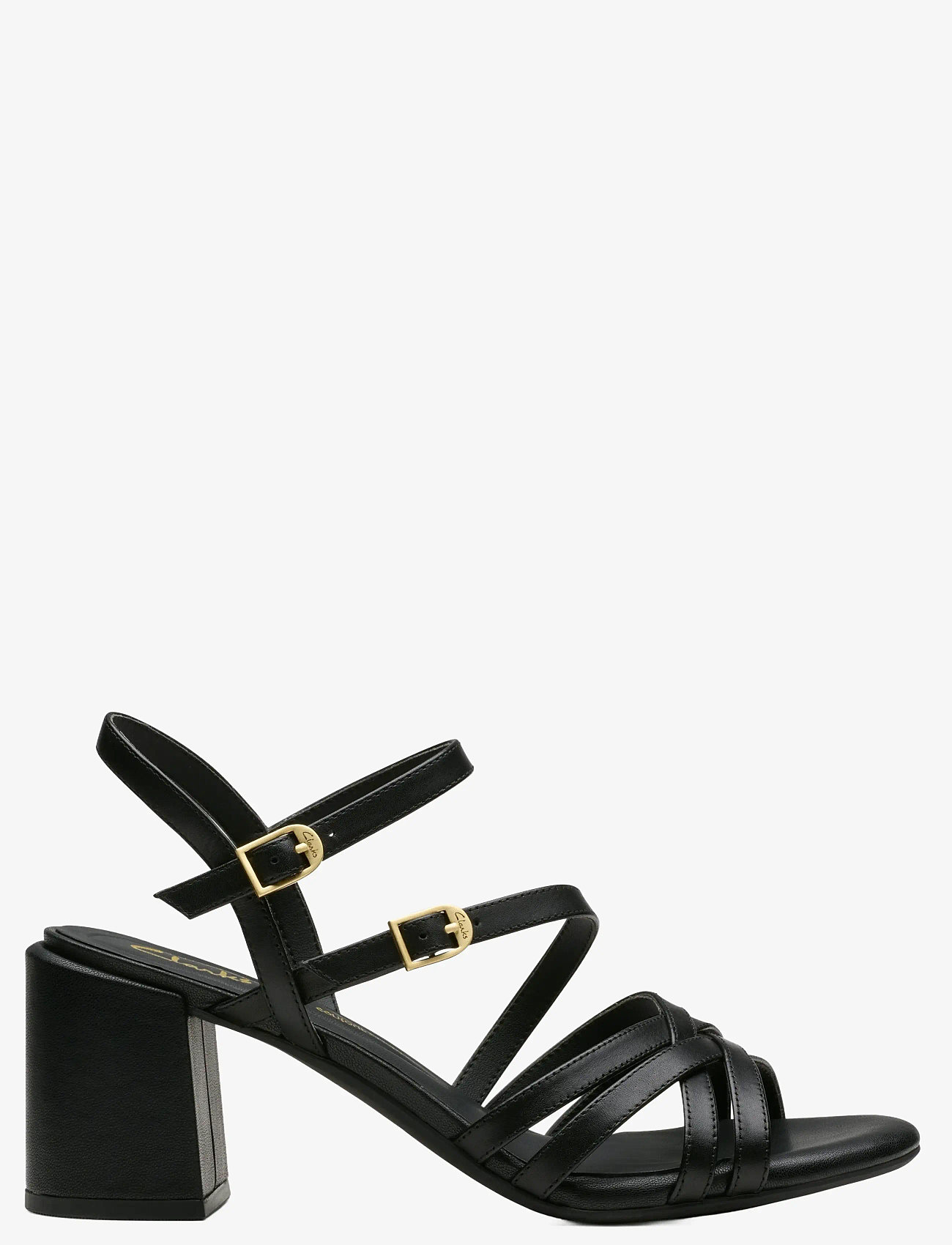 Clarks - Ezoria Strap D - sandaletter - black leather - 2