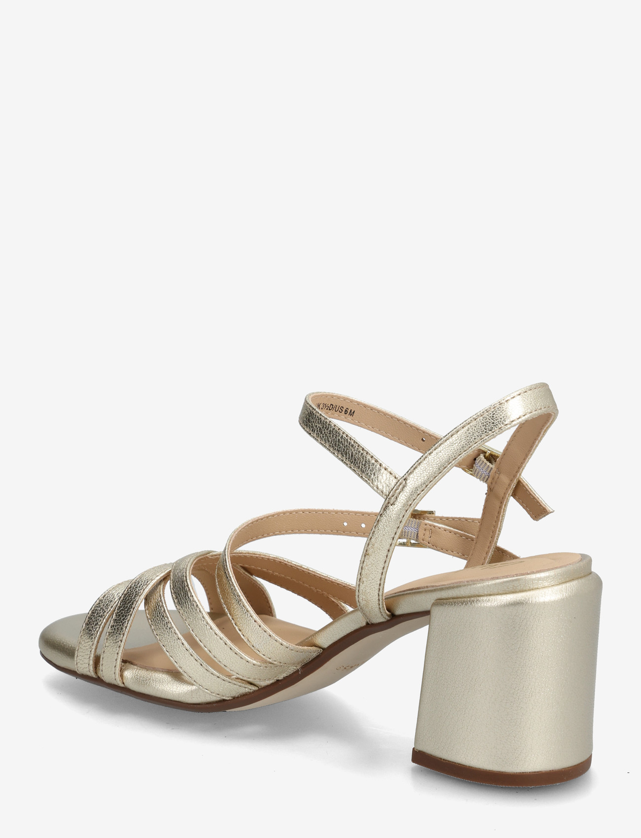 Clarks - Ezoria Strap D - sandaler med hæl - gold leather - 2