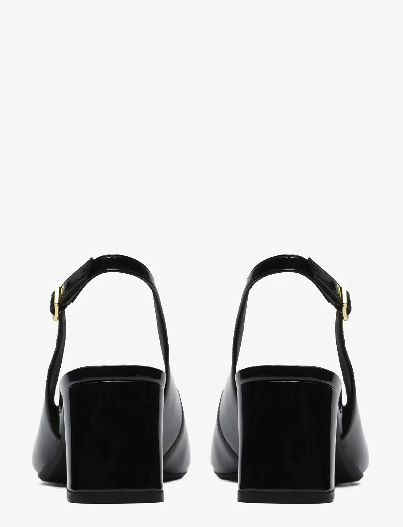 Clarks - Fernie Sling D - slingbacks mit absatz - black pat lea - 1