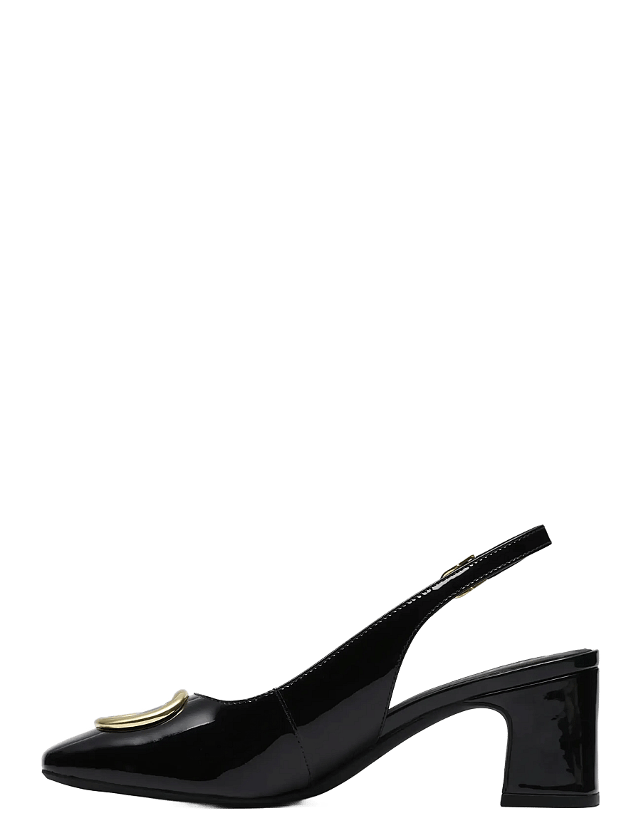 Clarks - Fernie Sling D - kontsaga slingback-kingad - black pat lea - 3
