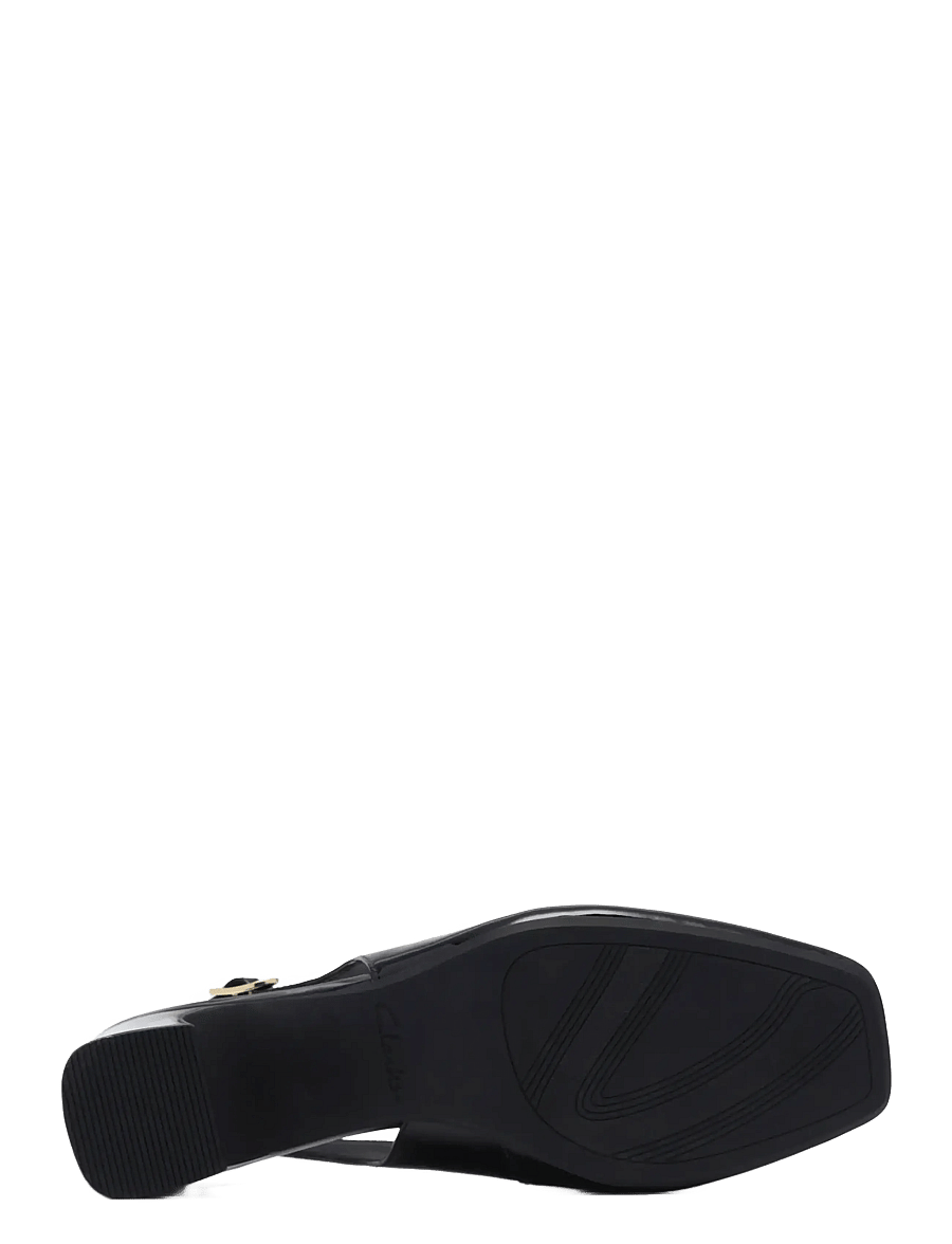 Clarks - Fernie Sling D - kontsaga slingback-kingad - black pat lea - 4