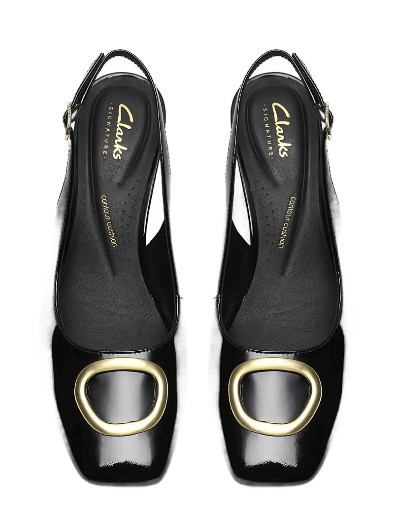 Clarks - Fernie Sling D - slingbacks mit absatz - black pat lea - 5