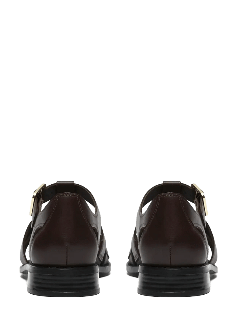 Clarks - Hana Sun D - matalat sandaalit - dark brown lea - 1