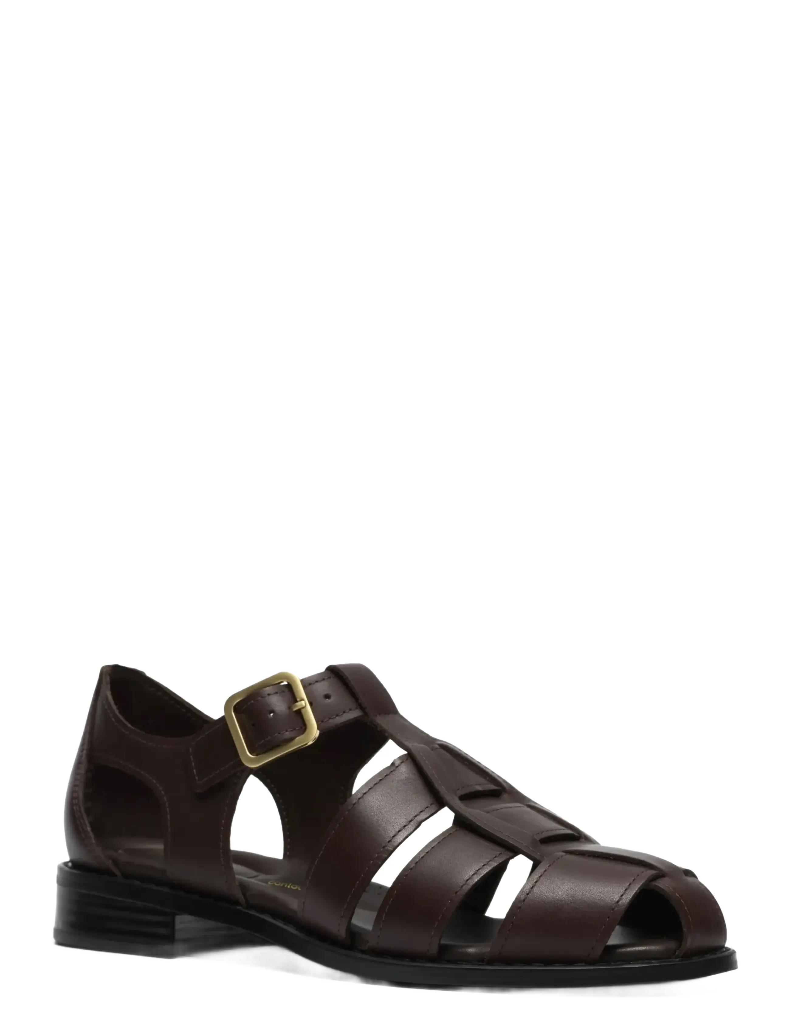 Clarks - Hana Sun D - flache sandalen - dark brown lea - 2