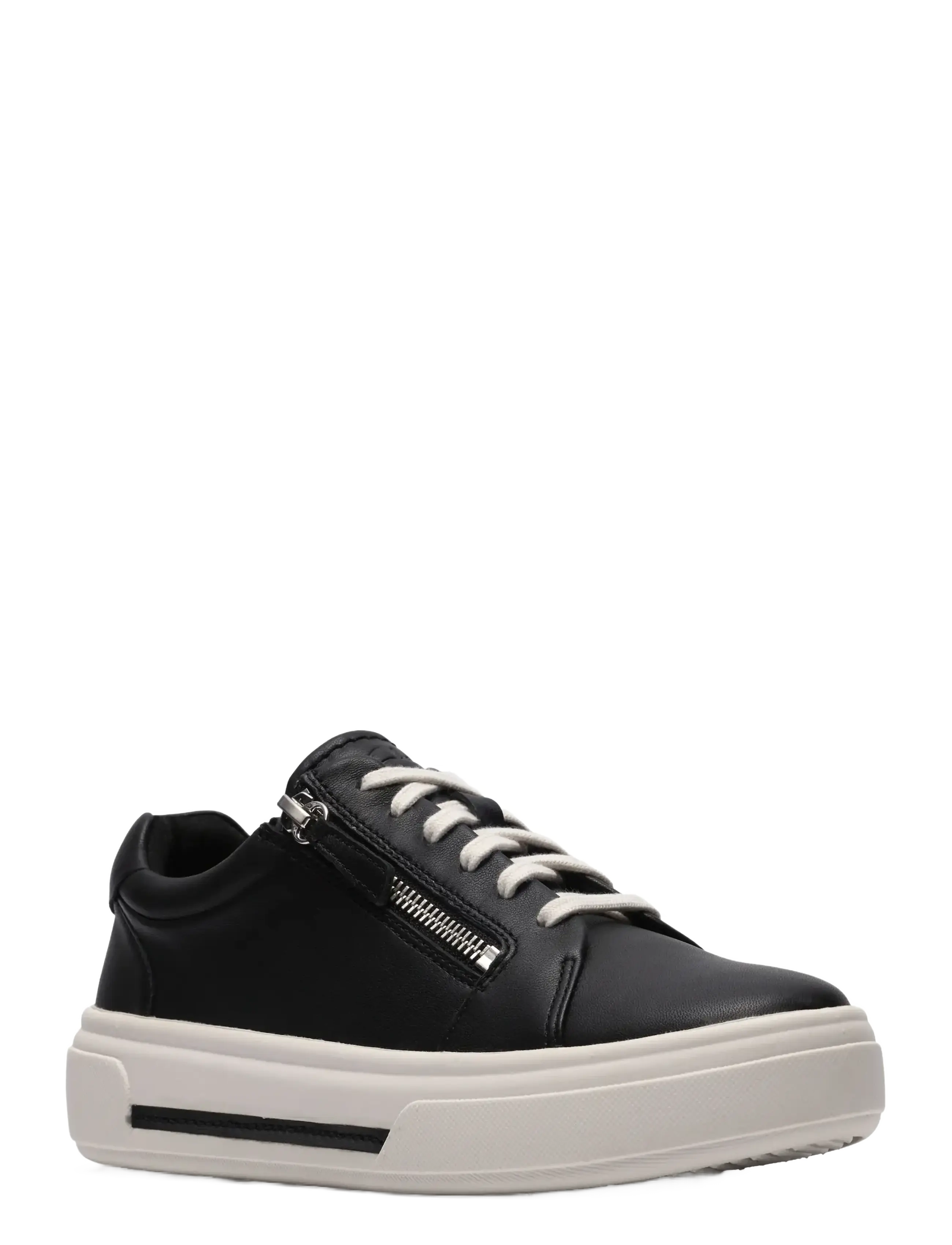 Clarks - Hollyrose Zip D - black leather - 2