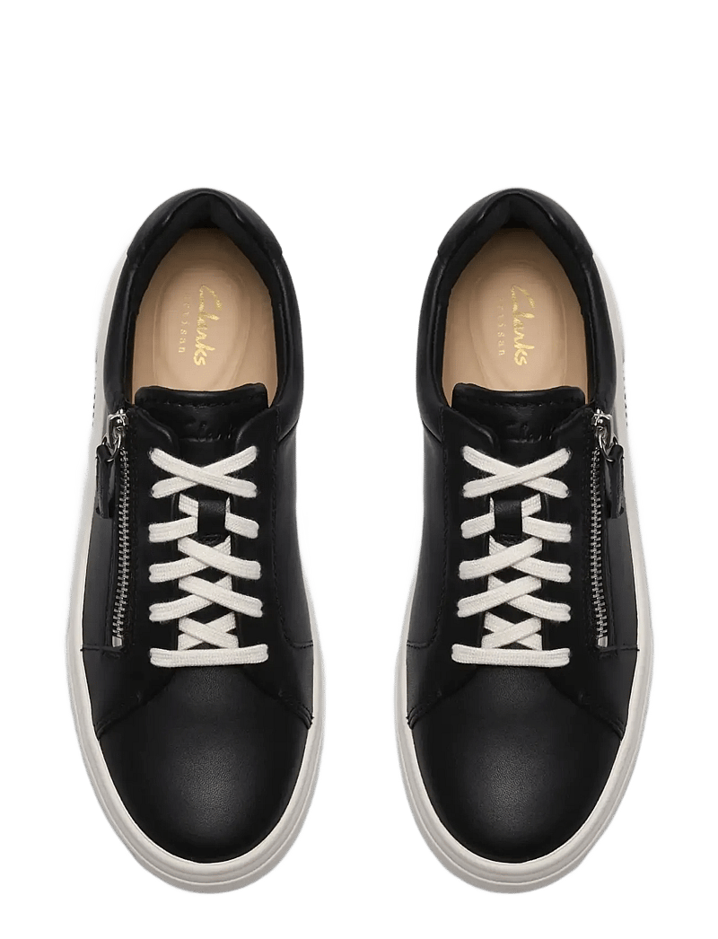 Clarks - Hollyrose Zip D - niedrige sneakers - black leather - 5