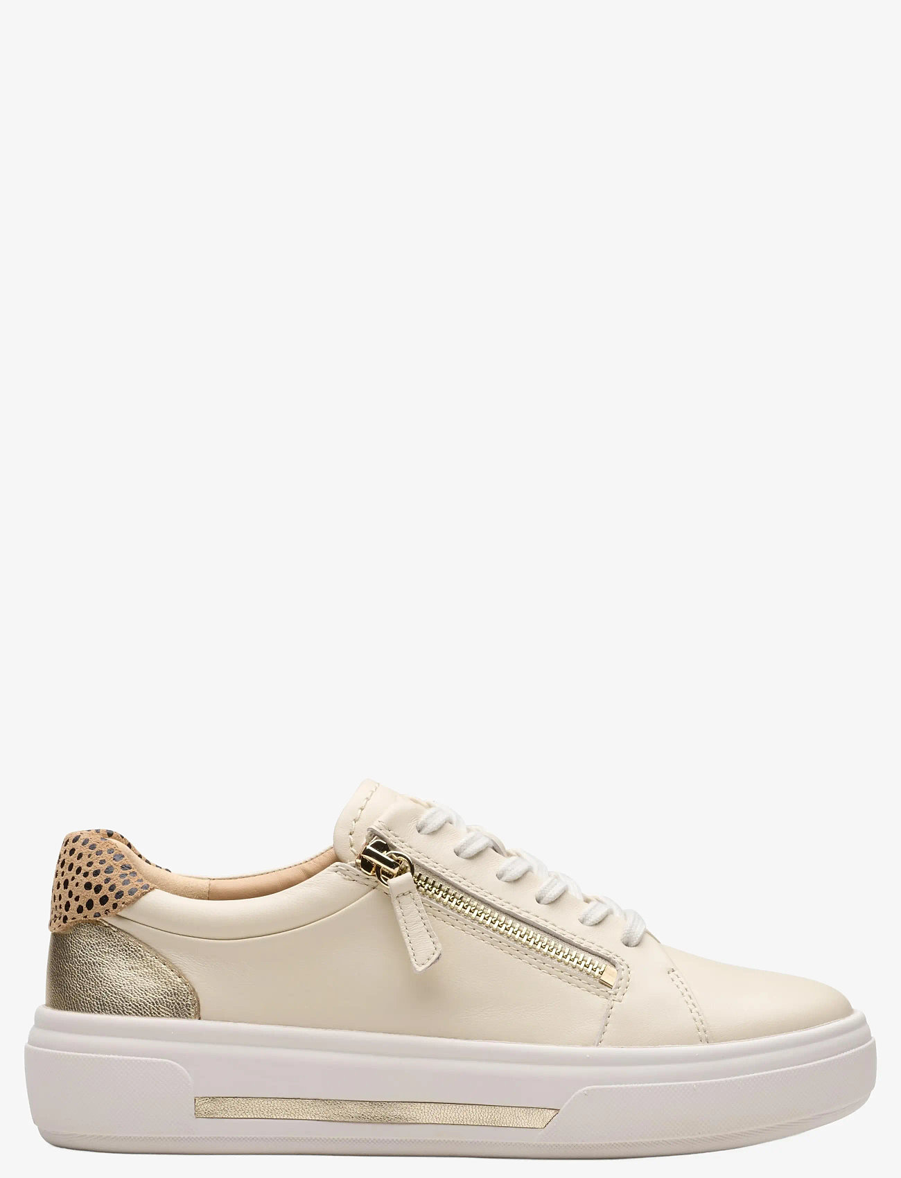 Clarks - Hollyrose Zip D - madala säärega tossud - cream multi - 0