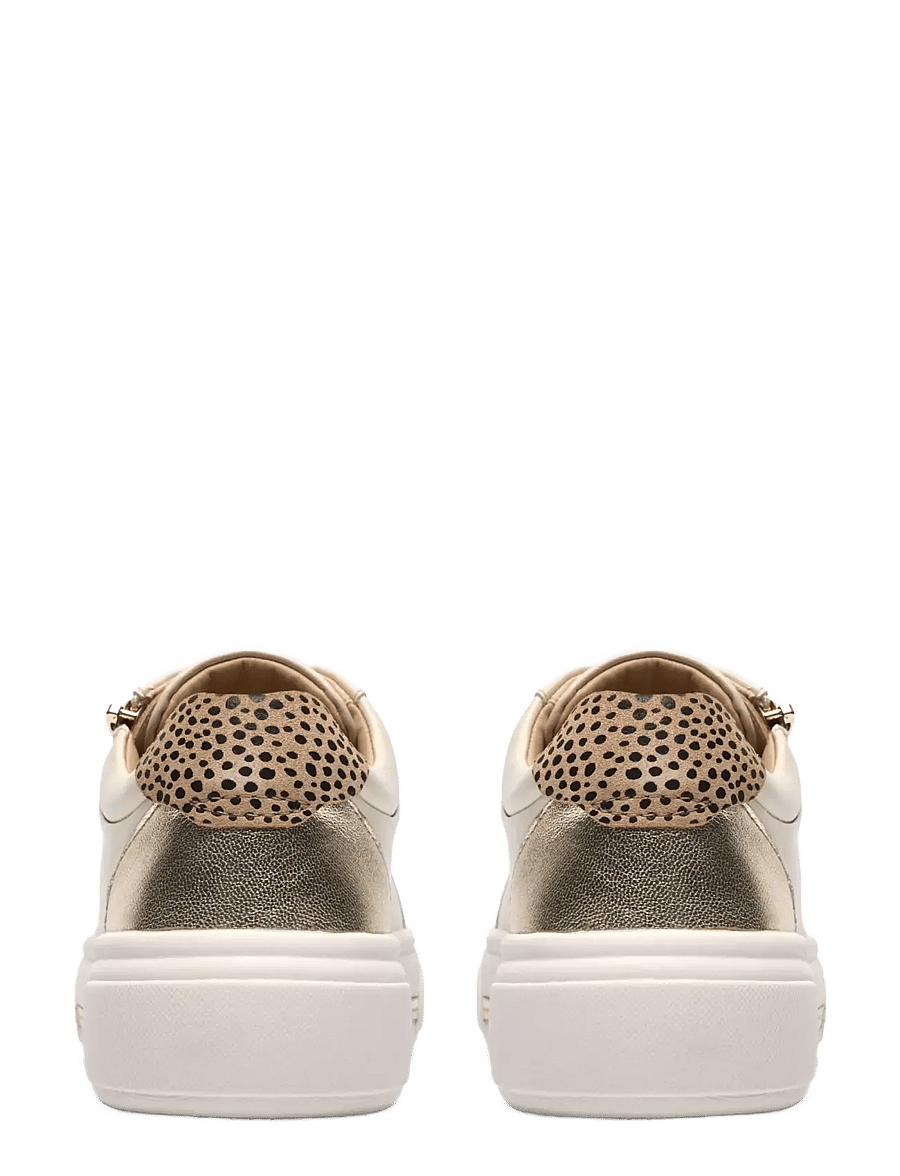 Clarks - Hollyrose Zip D - låga sneakers - cream multi - 1