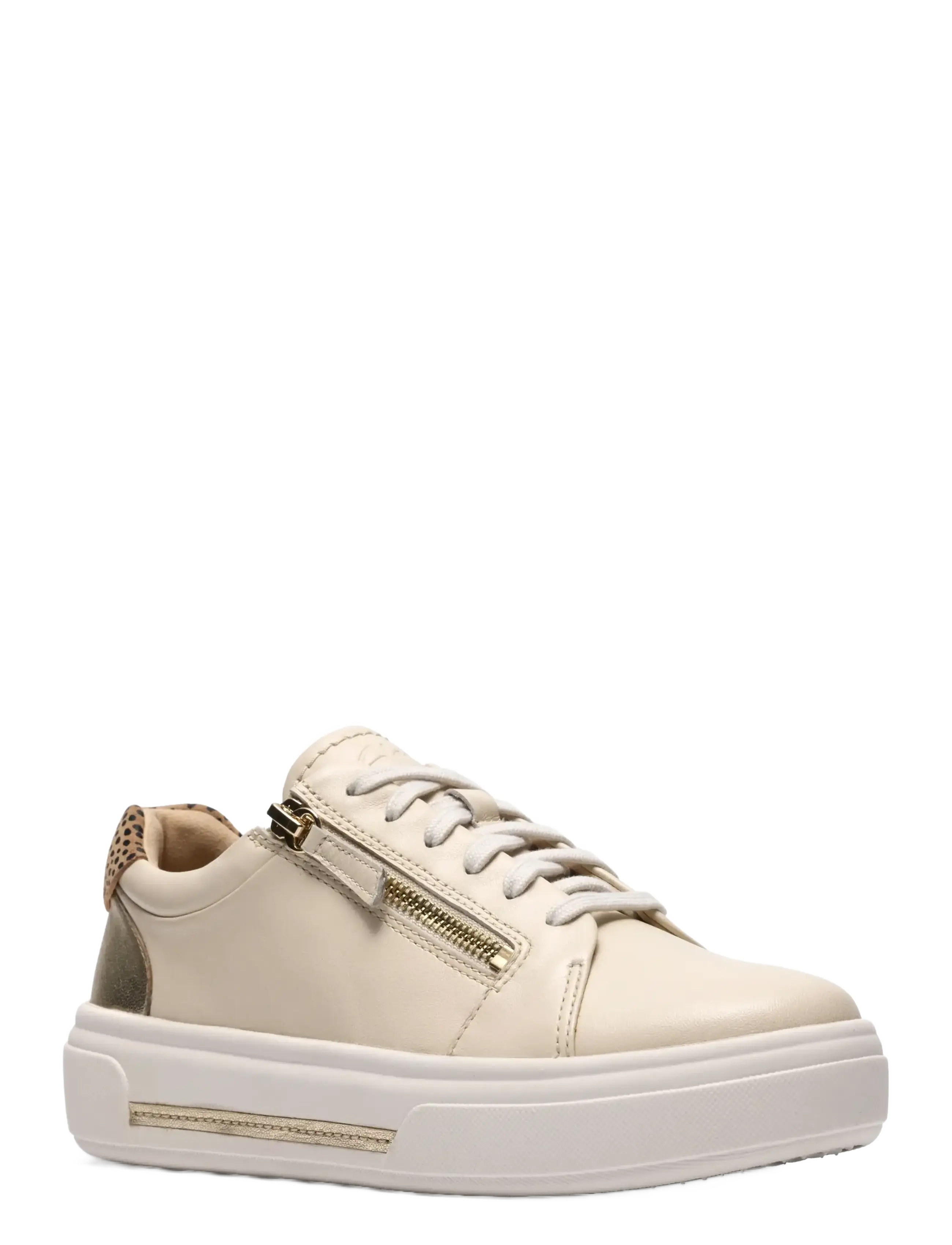 Clarks - Hollyrose Zip D - lave sneakers - cream multi - 2
