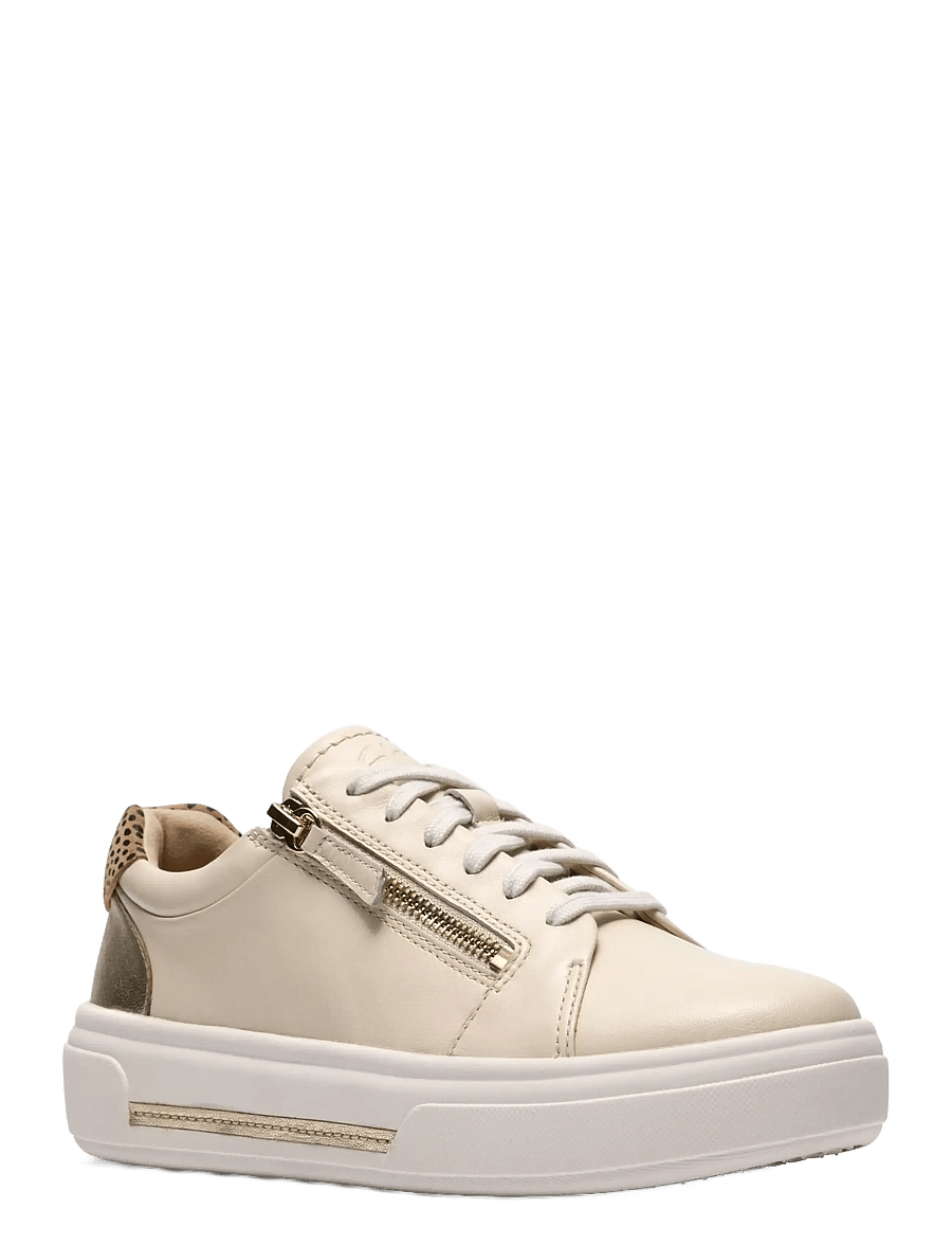 Clarks - Hollyrose Zip D - låga sneakers - cream multi - 2
