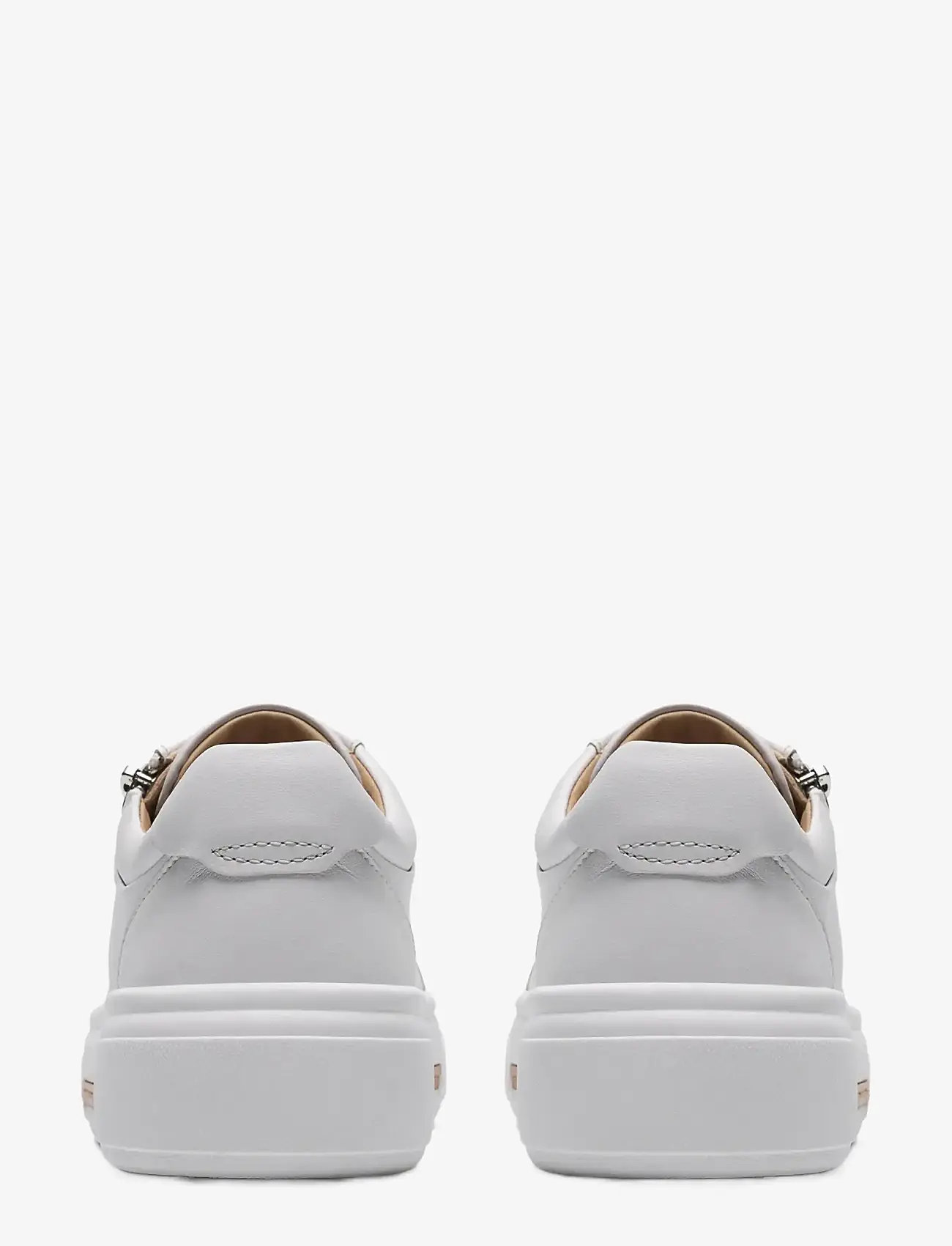 Clarks - Hollyrose Zip D - konfirmationstøj - white leather - 1