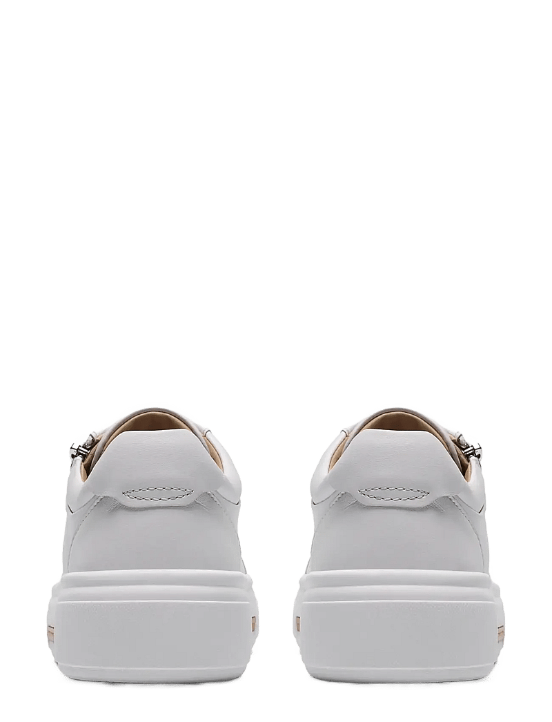 Clarks - Hollyrose Zip D - konfirmatsioon - white leather - 1