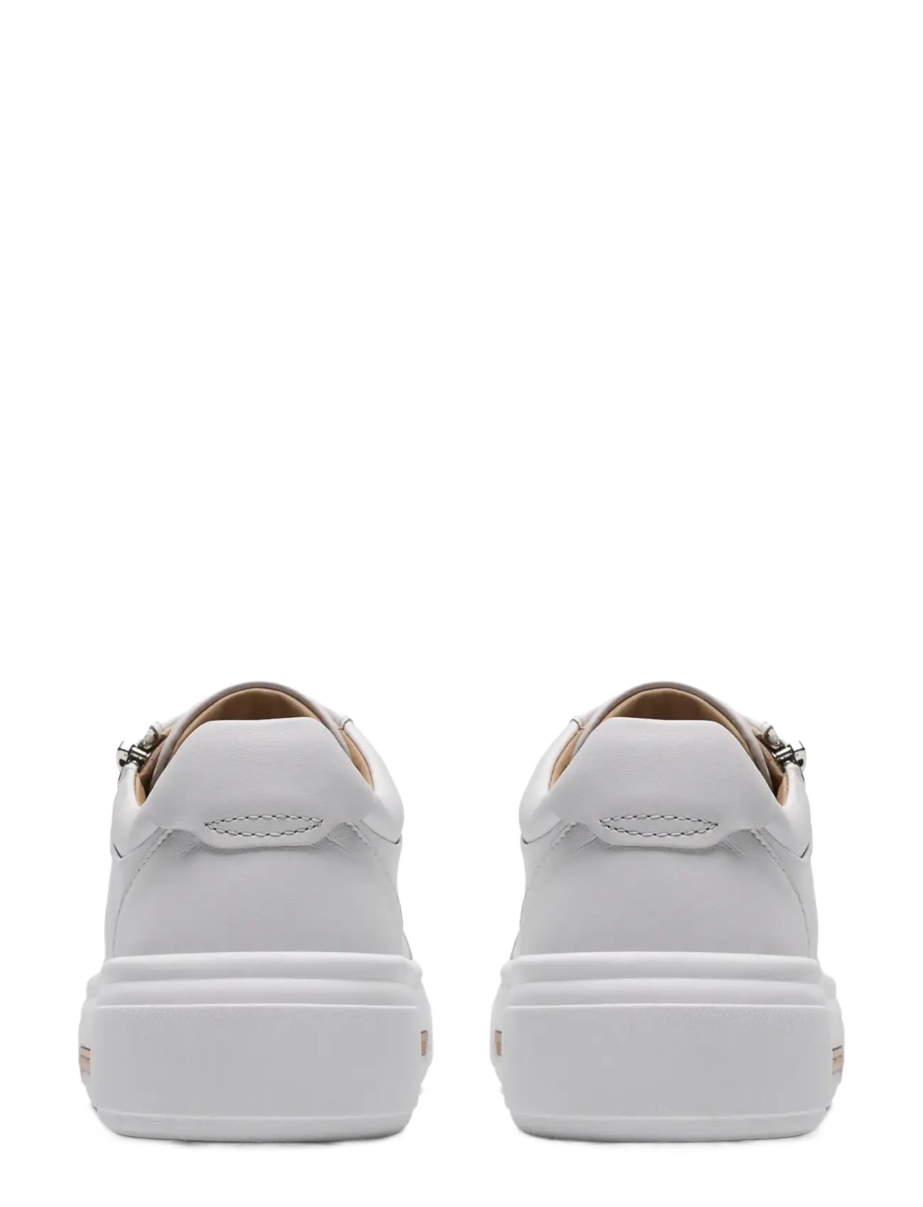 Clarks - Hollyrose Zip D - niedrige sneakers - white leather - 1