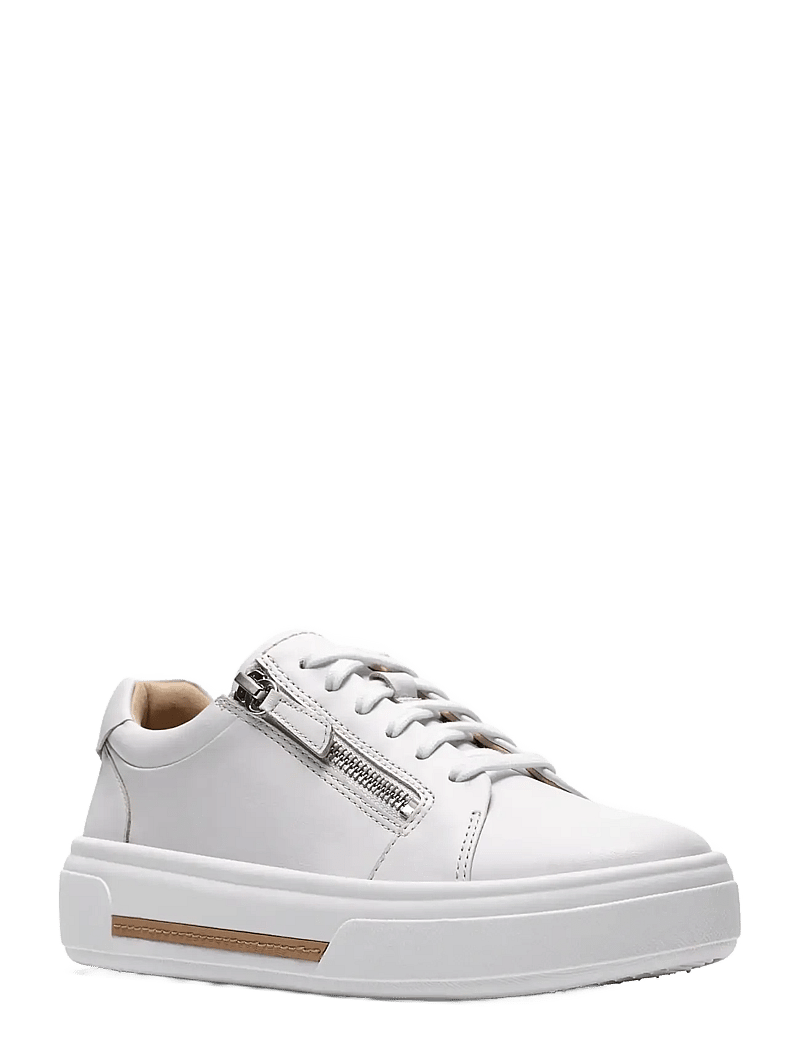 Clarks - Hollyrose Zip D - konfirmatsioon - white leather - 2