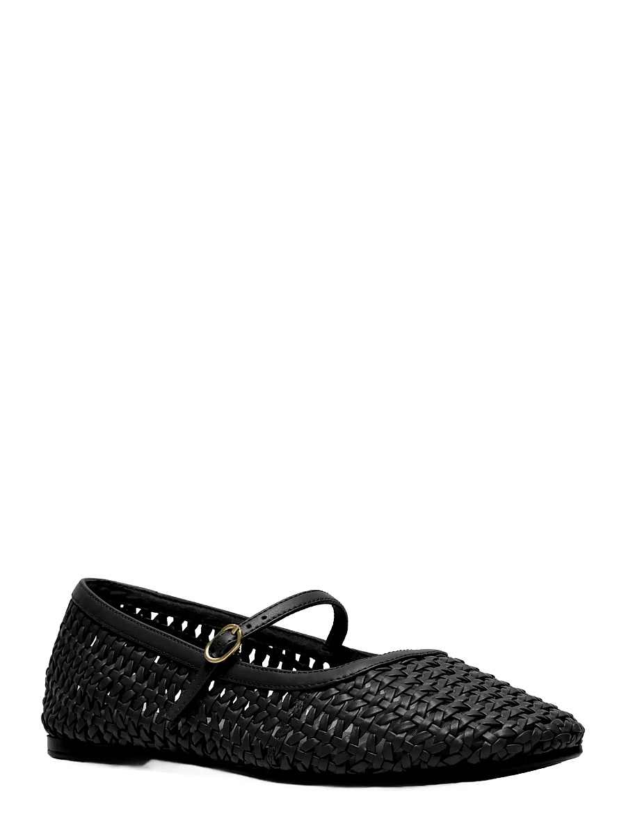 Clarks - Livia Sky D - mados tendencijos - black weave - 1