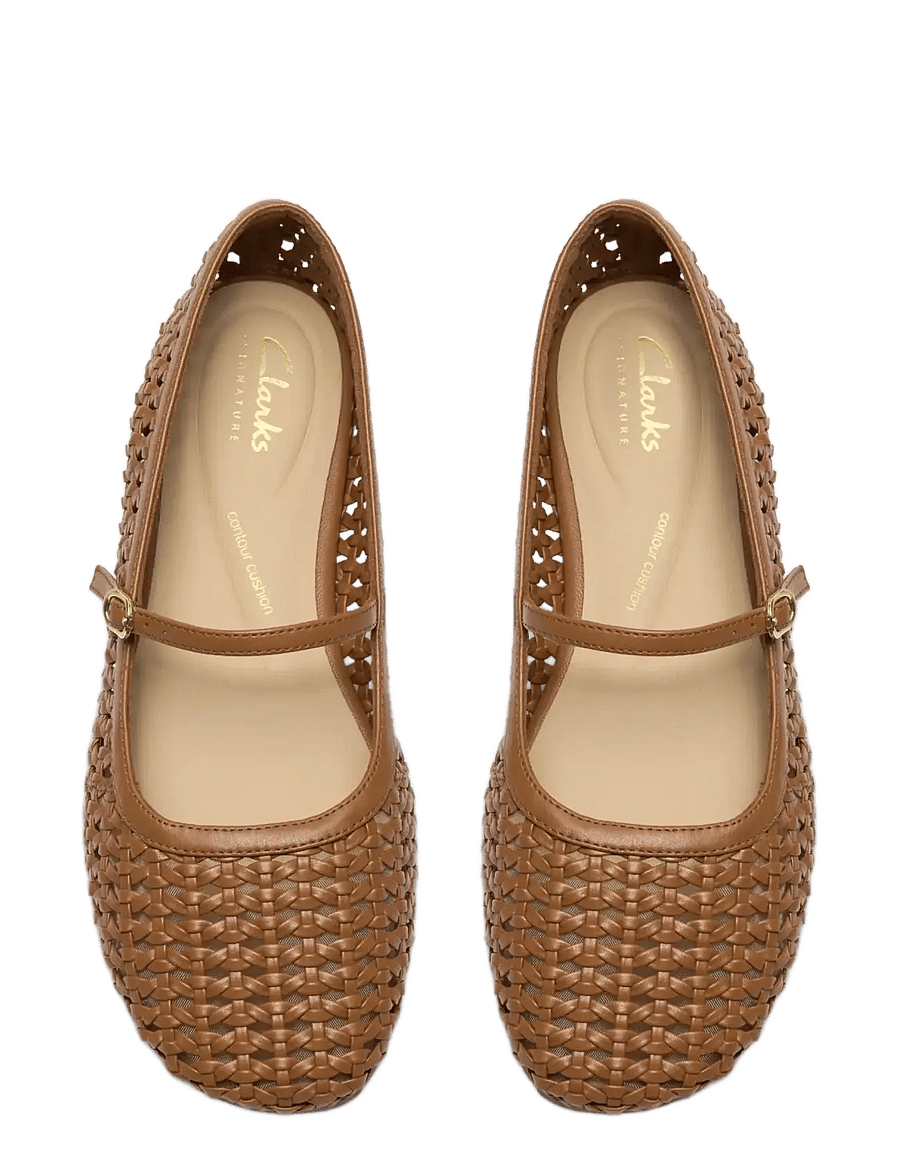 Clarks - Livia Sky D - modetrends - tan weave - 5
