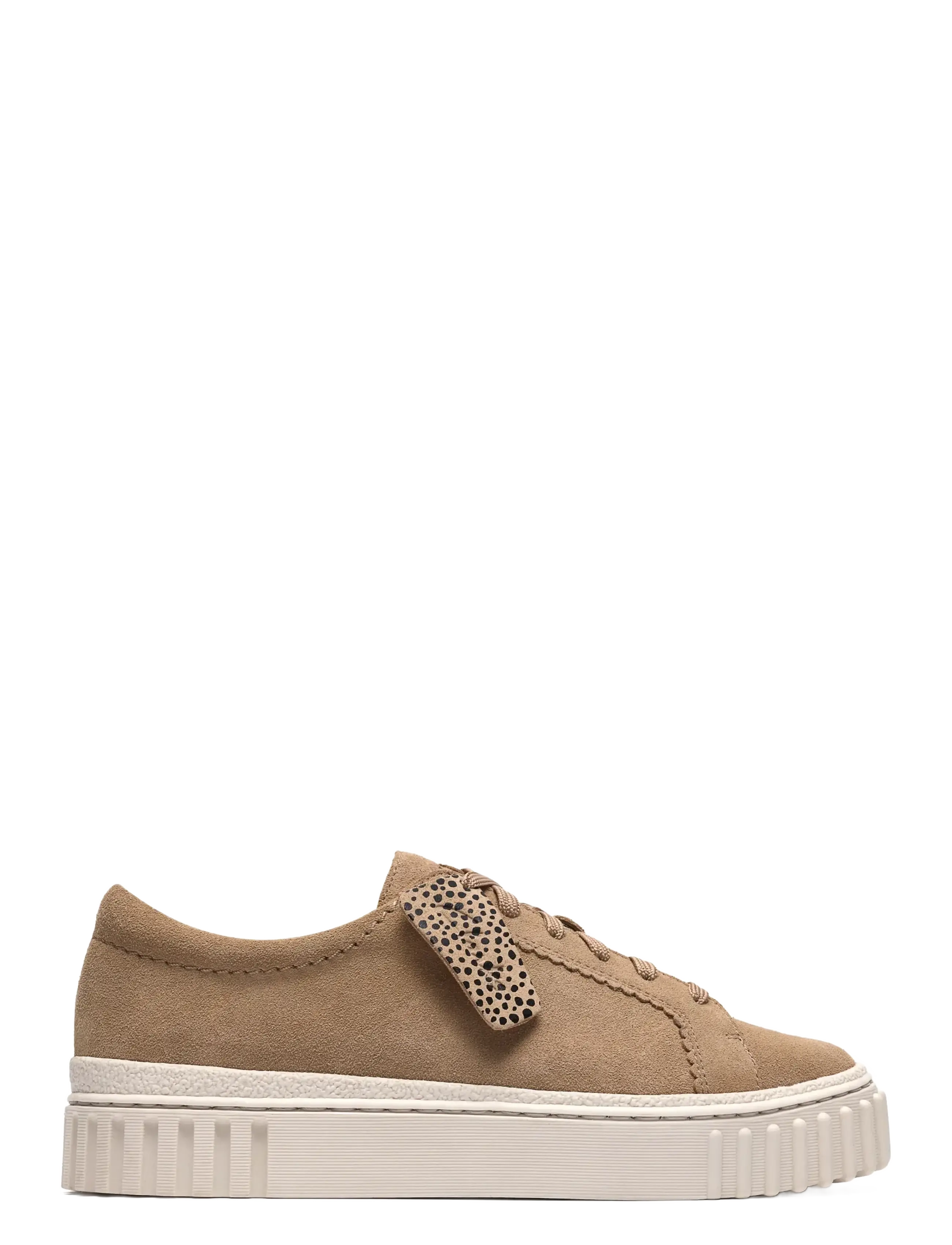 Clarks Mayhill Walk D, Kvinder, Snøresneakers, Beige, Str: 36