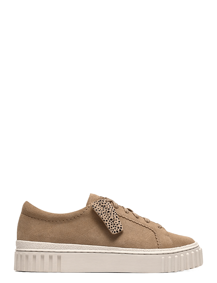 Clarks - Mayhill Walk D - lage sneakers - beige suede - 0