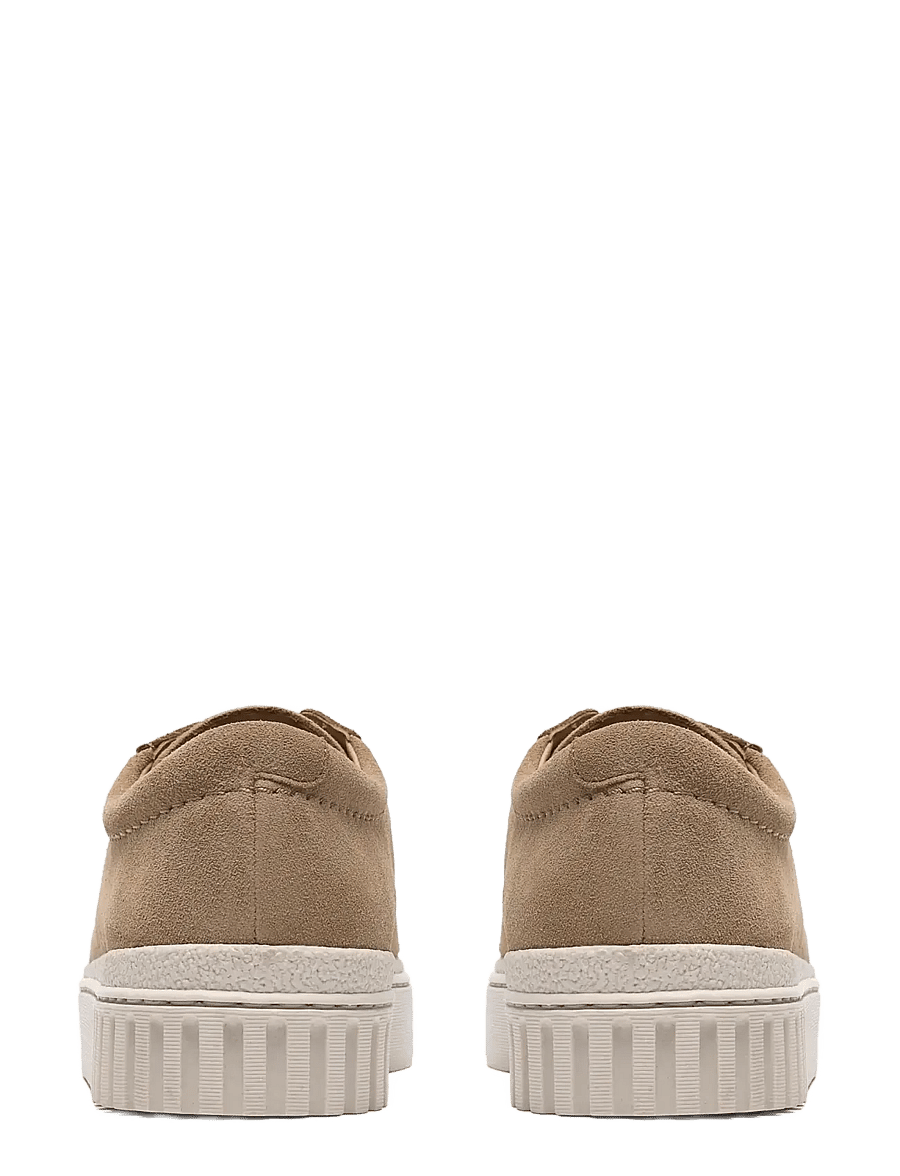Clarks - Mayhill Walk D - lage sneakers - beige suede - 1