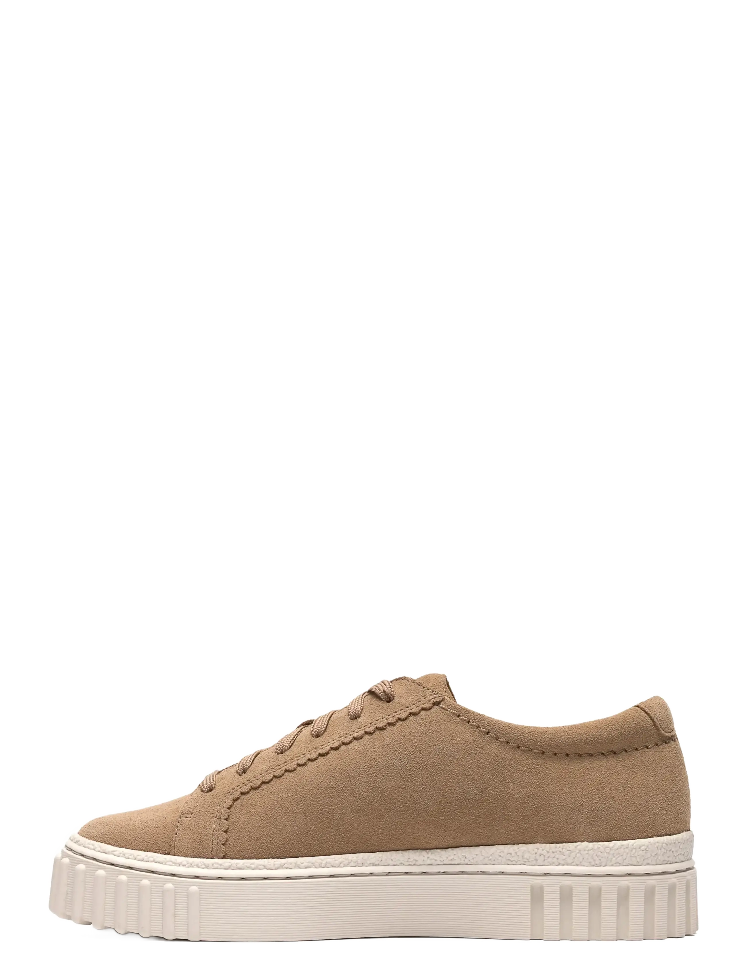 Clarks - Mayhill Walk D - low top sneakers - beige suede - 3