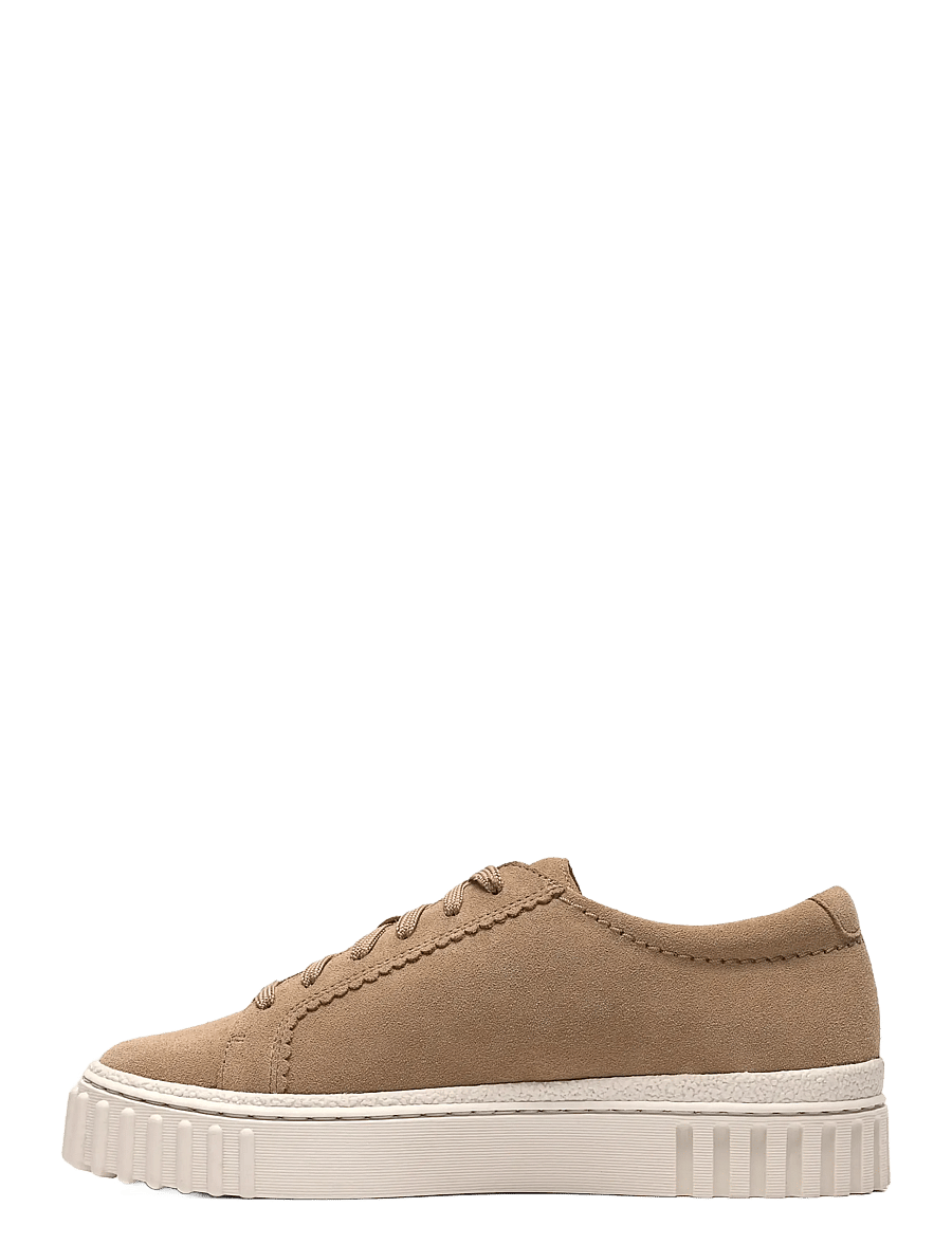 Clarks - Mayhill Walk D - lage sneakers - beige suede - 3