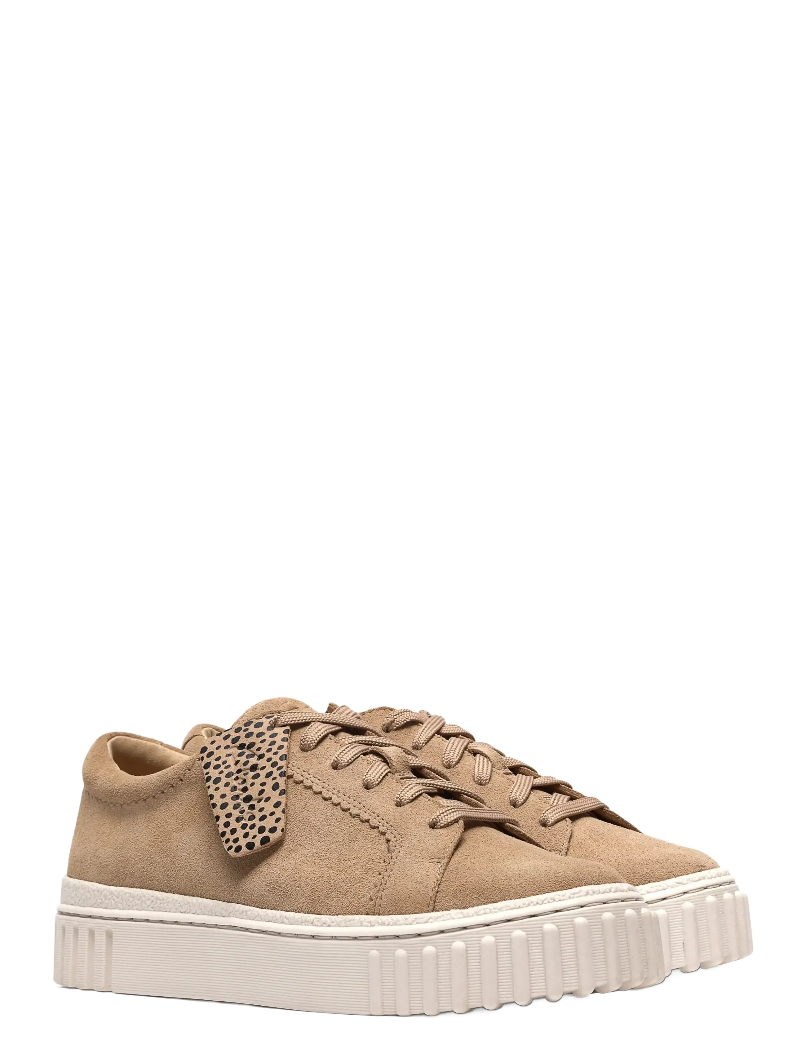 Clarks - Mayhill Walk D - low top sneakers - beige suede - 5