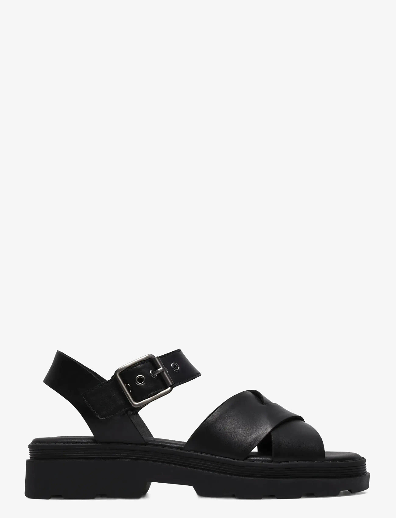 Clarks - Orinoco3 Cross D - flat sandals - black leather - 0