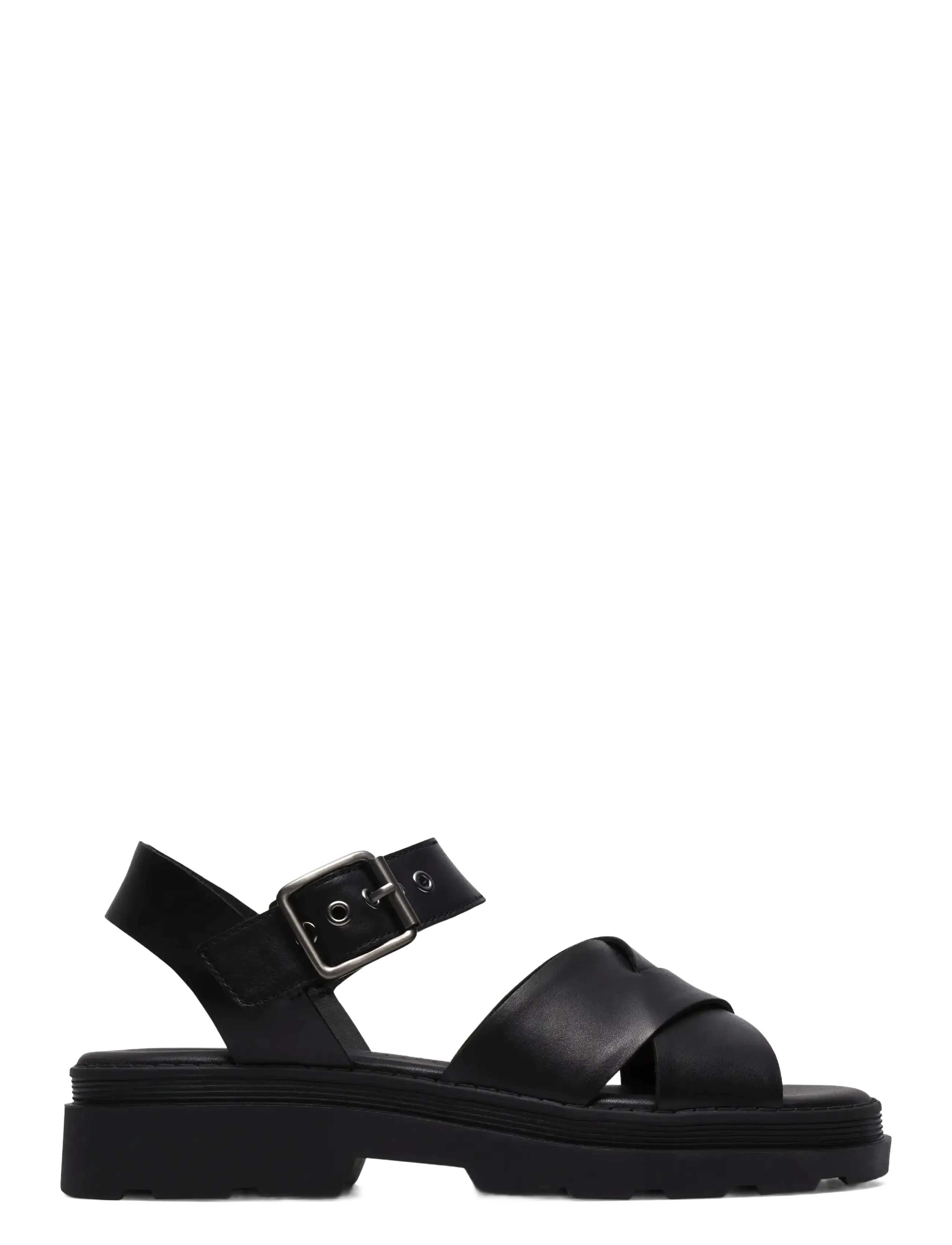 Clarks Orinoco3 Cross D - Sko - BLACK LEATHER / black
