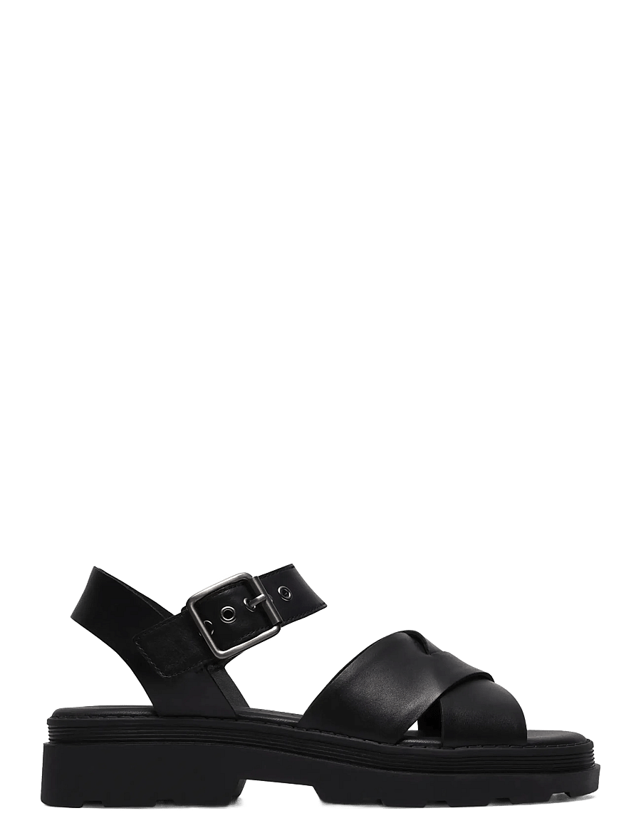 Clarks - Orinoco3 Cross D - madalad sandaalid - black leather - 0