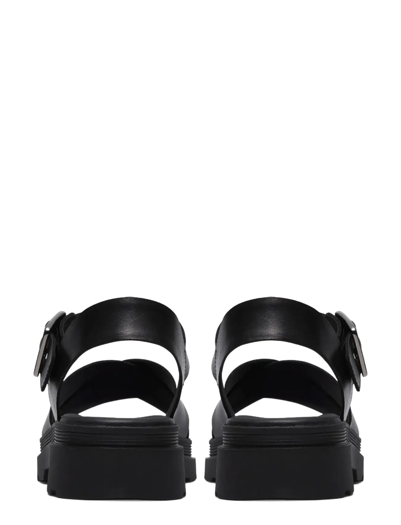 Clarks - Orinoco3 Cross D - flat sandals - black leather - 2