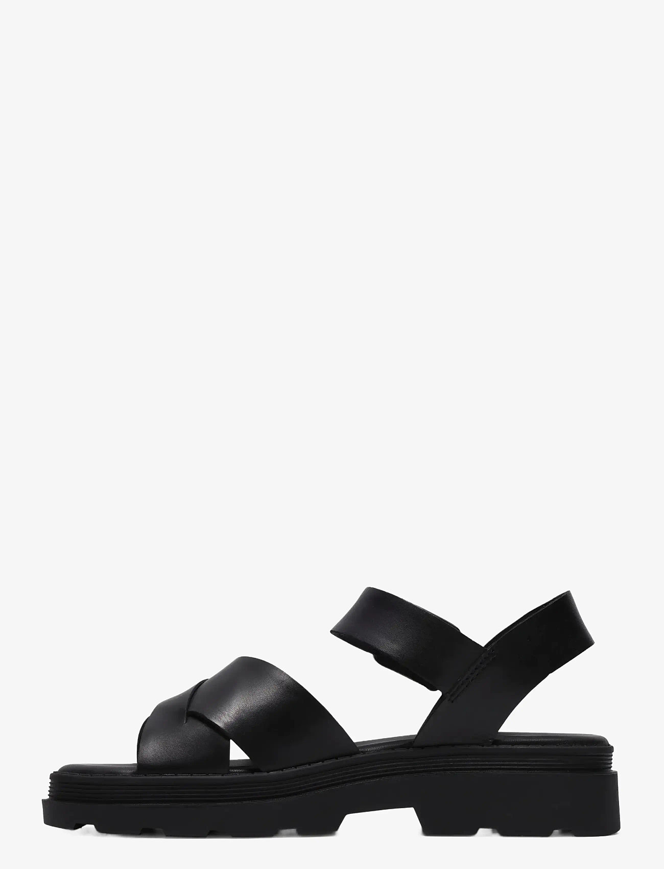 Clarks - Orinoco3 Cross D - flat sandals - black leather - 3