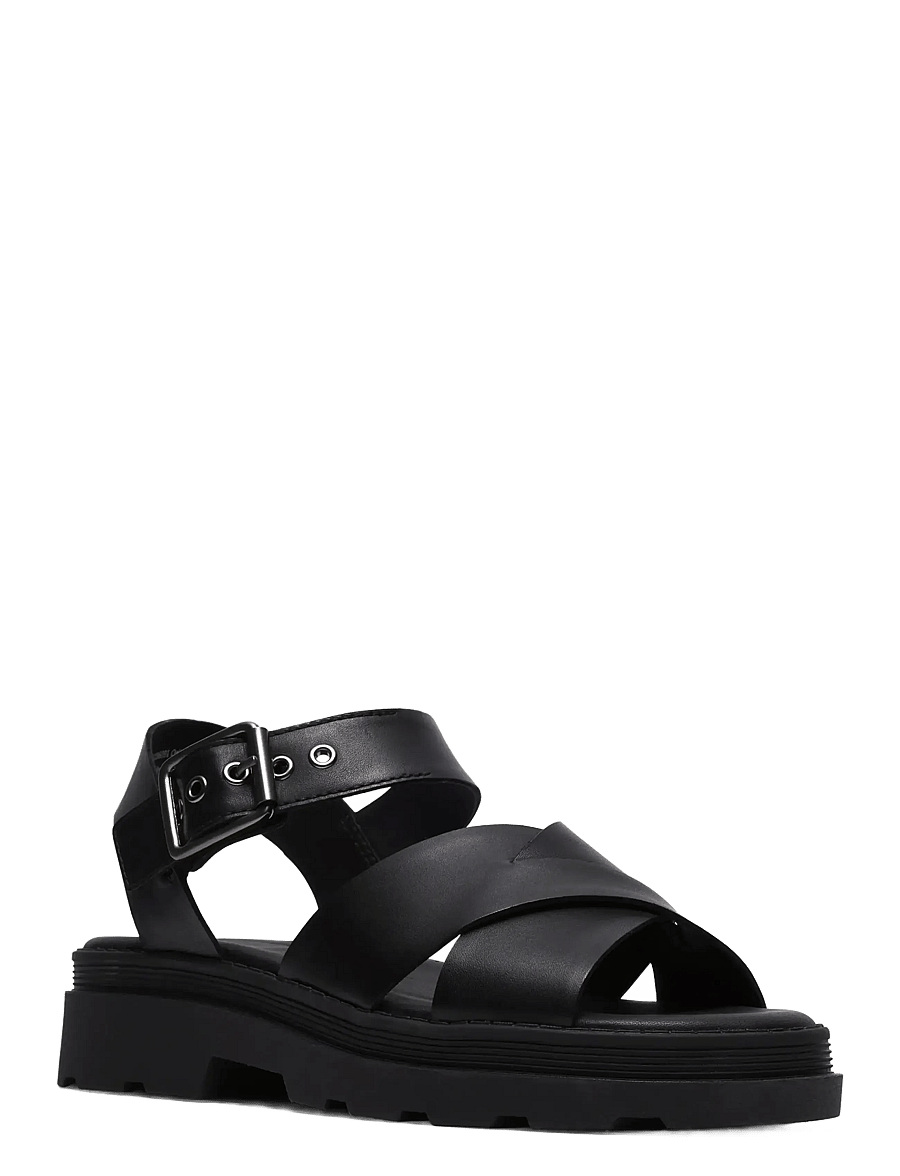 Clarks - Orinoco3 Cross D - madalad sandaalid - black leather - 5
